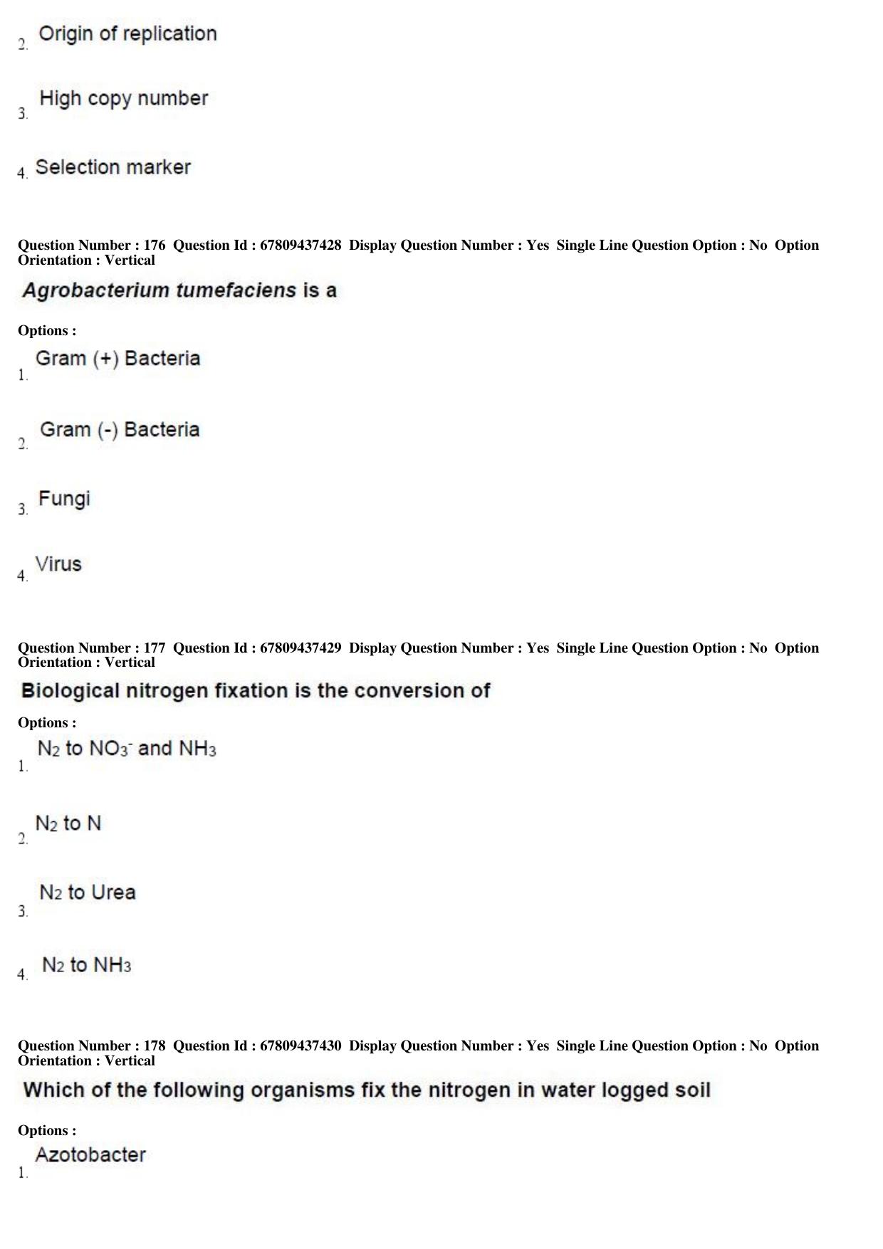 AP ECET 2019 - Bio Technology Question Paper With Preliminary Keys Shift1 - Page 62