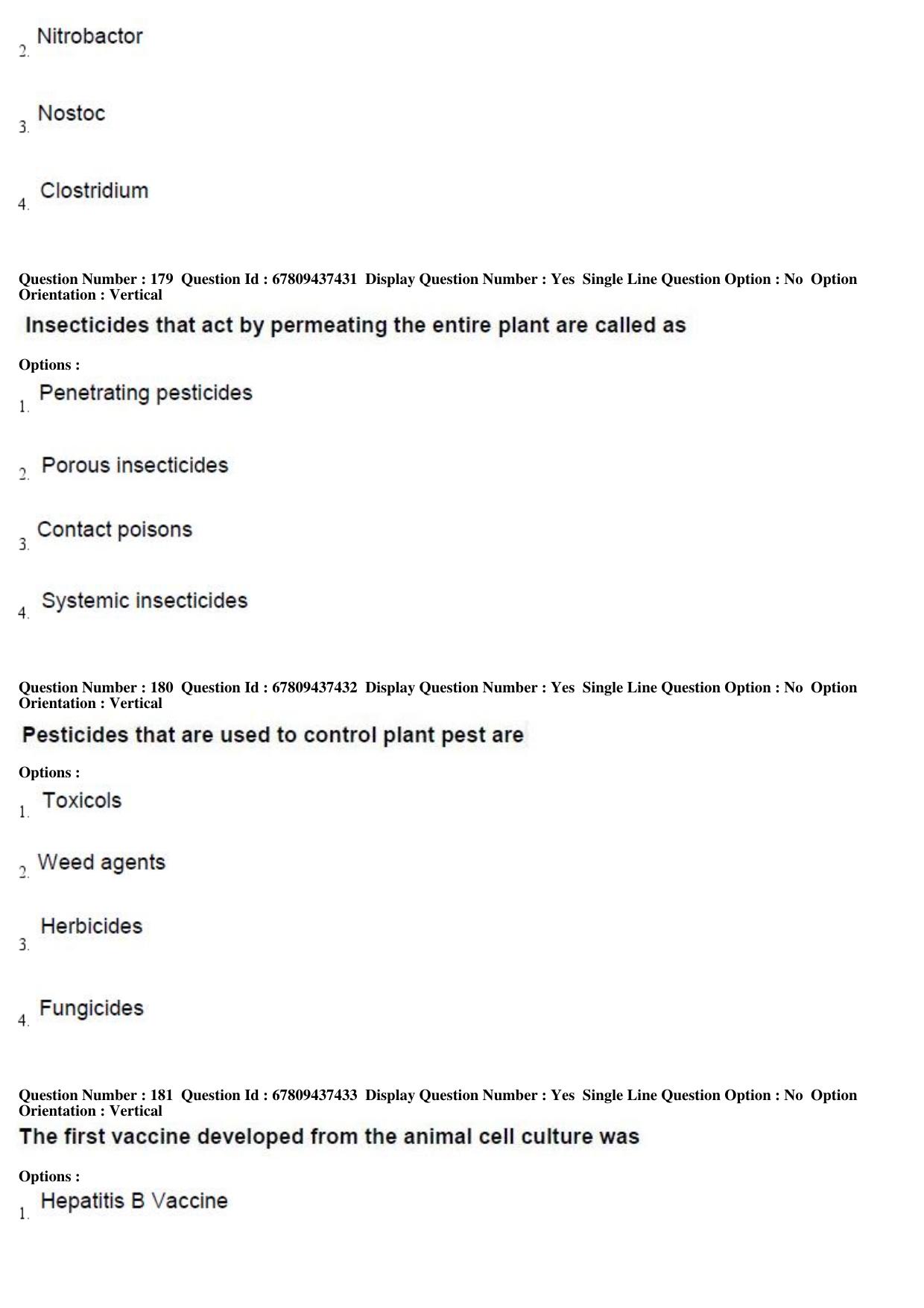 AP ECET 2019 - Bio Technology Question Paper With Preliminary Keys Shift1 - Page 63