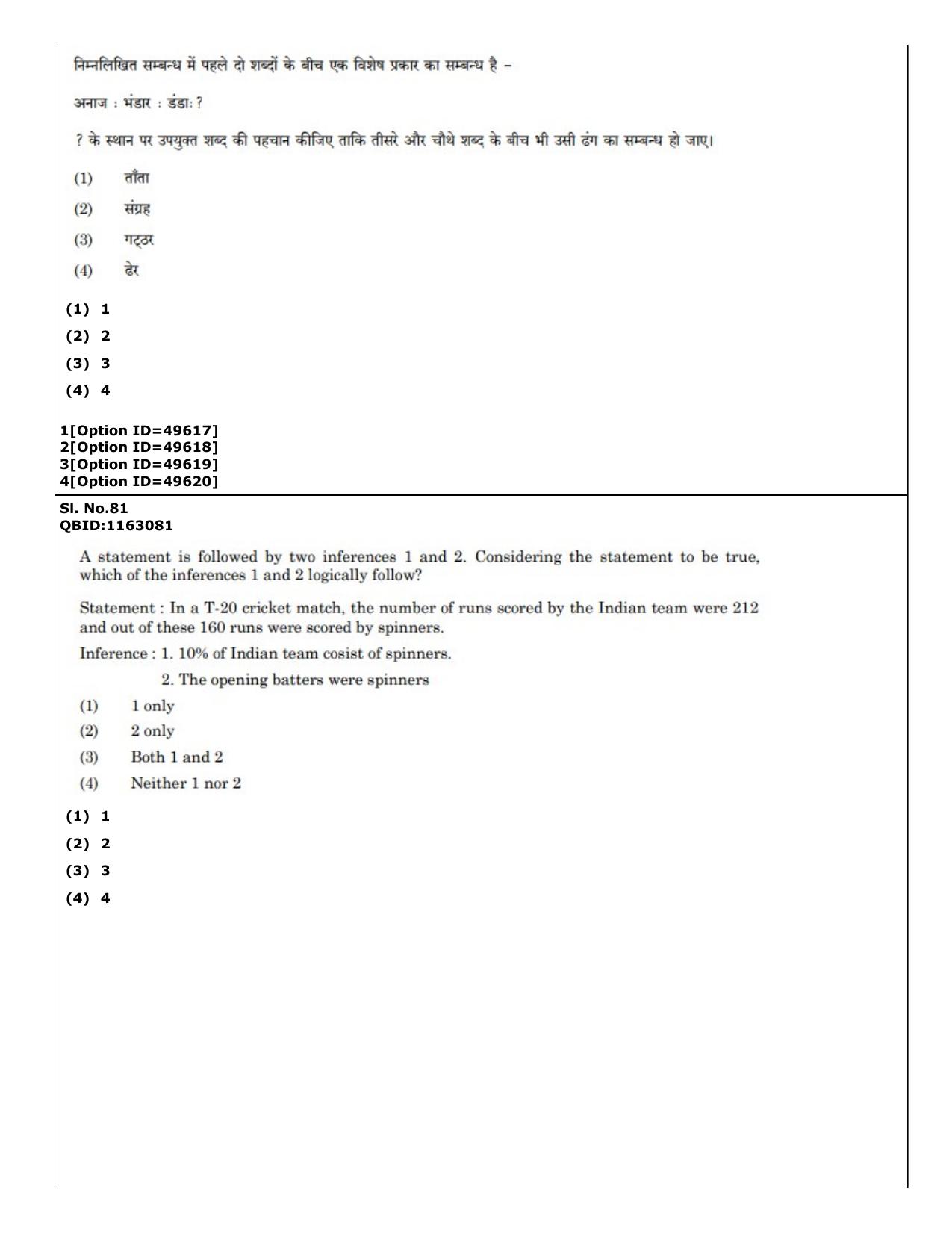 CUET (PG) 2022: PGQP-38 General (MBA etc) (12-09-2022) Question Paper - Page 65