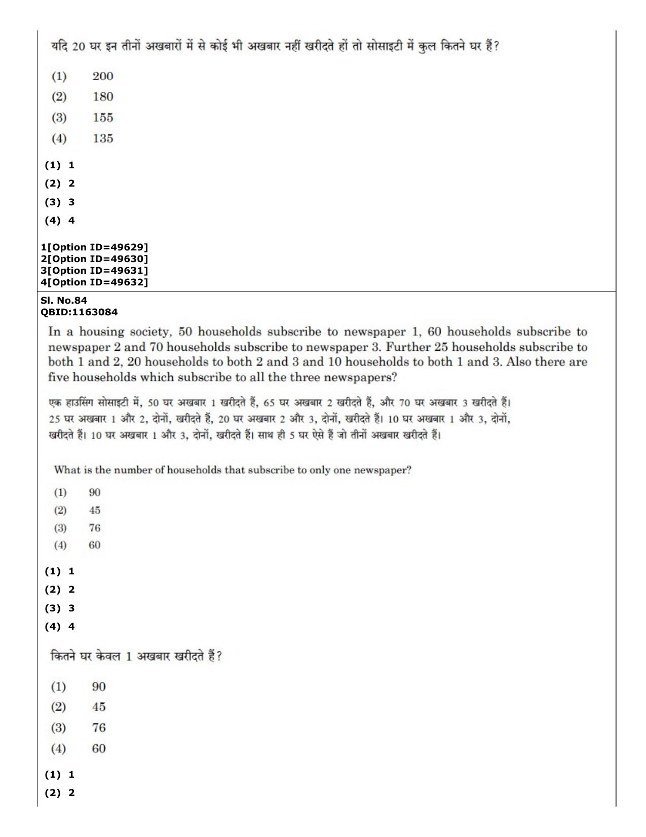 CUET (PG) 2022: PGQP-38 General (MBA etc) (12-09-2022) Question Paper - Page 68