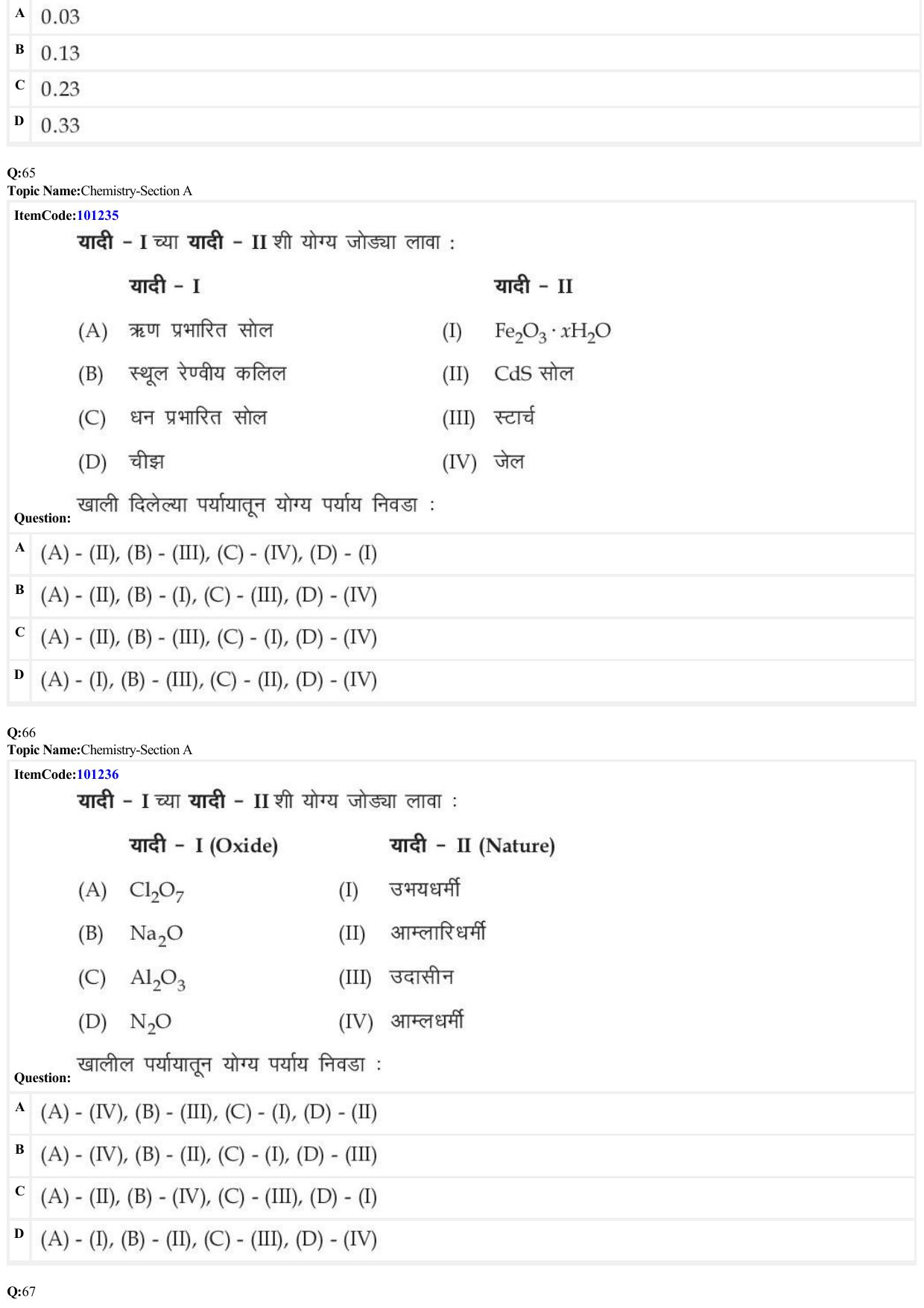 JEE Mains 2022: BTech Marathi (Shift 2) 28-06-2022 Question Paper - Page 21