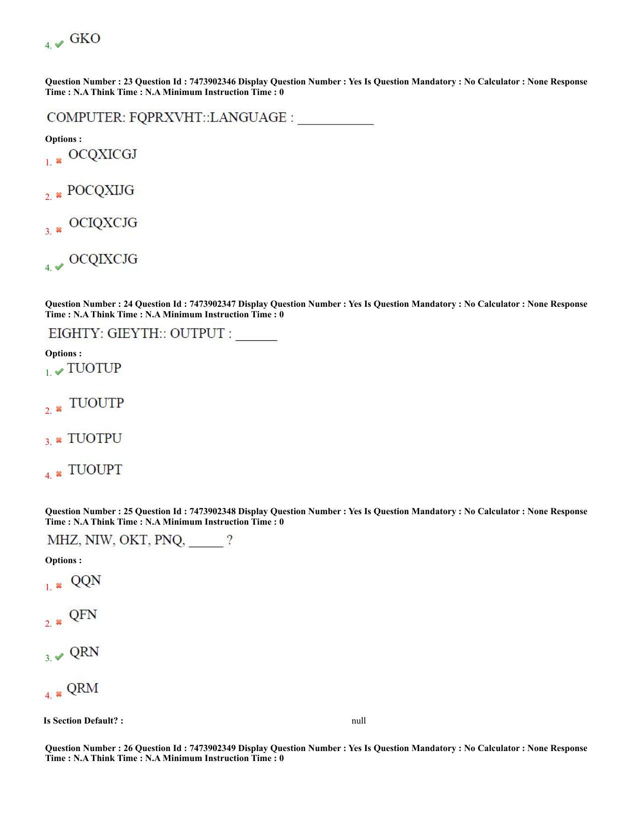 AP ICET 2023 - Shift 2 Question Paper With Preliminary Keys - Page 15