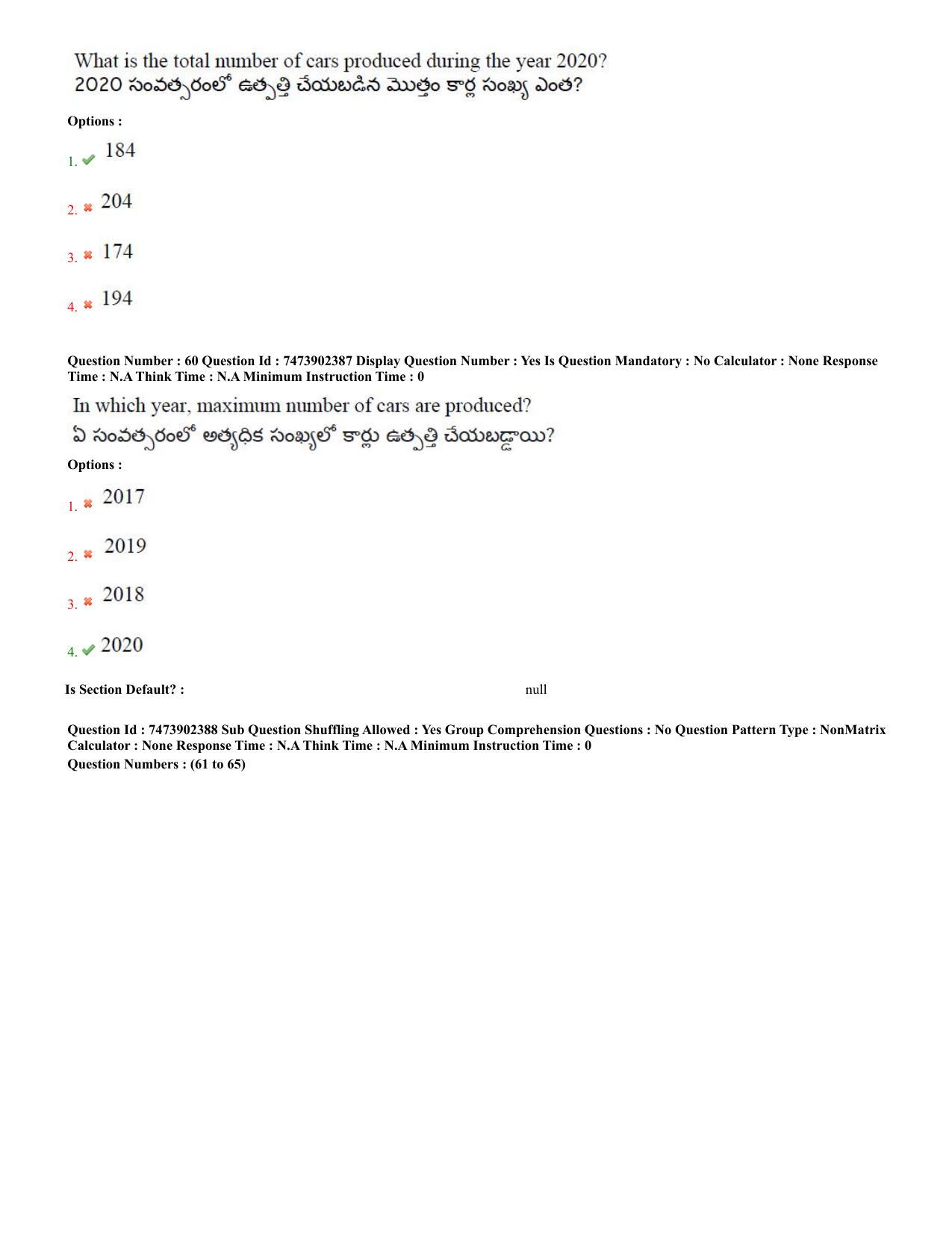 AP ICET 2023 - Shift 2 Question Paper With Preliminary Keys - Page 35