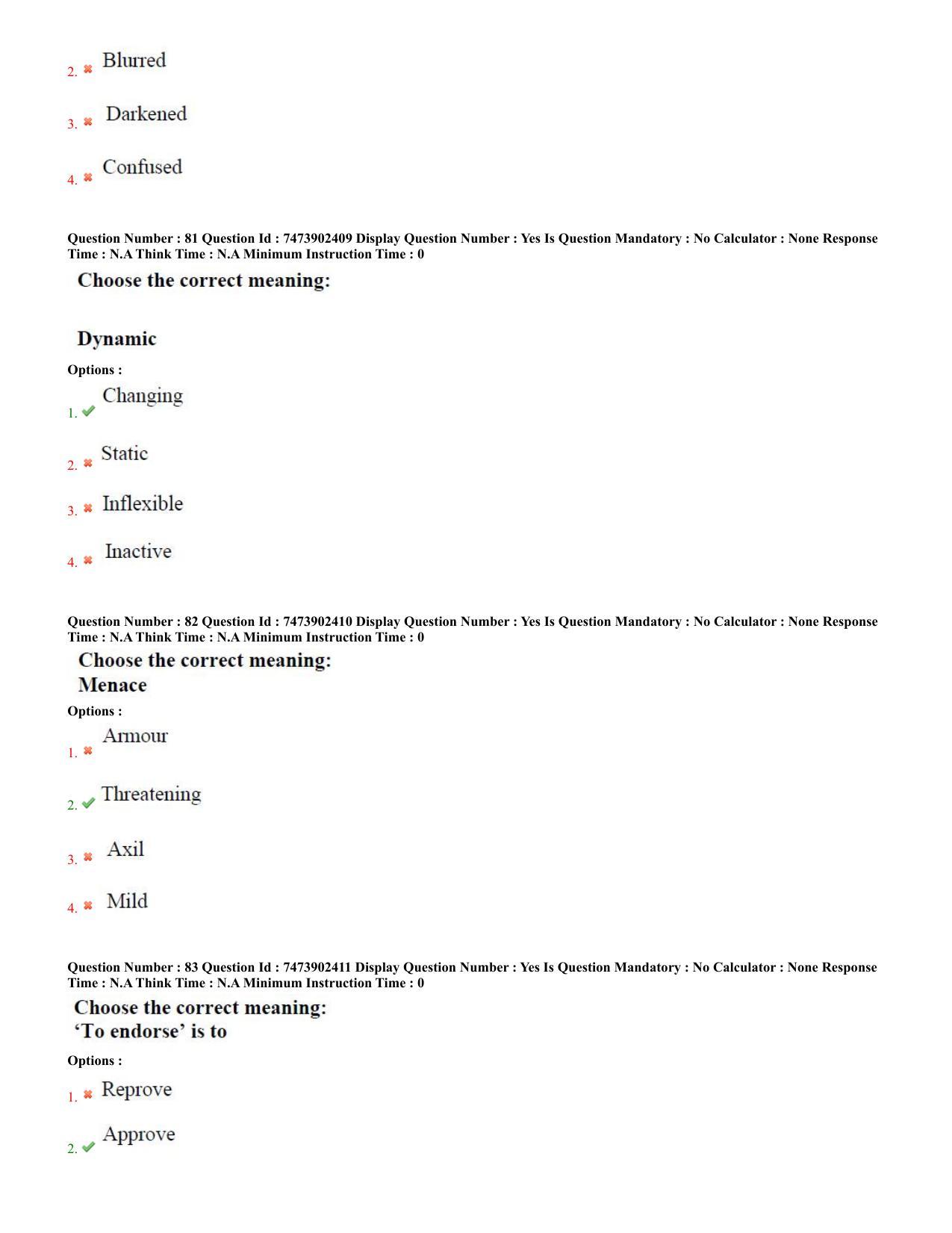 AP ICET 2023 - Shift 2 Question Paper With Preliminary Keys - Page 45