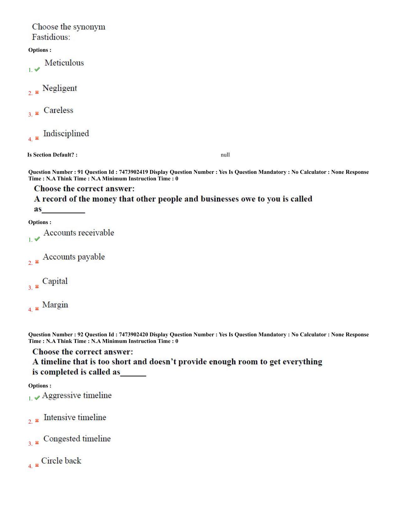 AP ICET 2023 - Shift 2 Question Paper With Preliminary Keys - Page 48