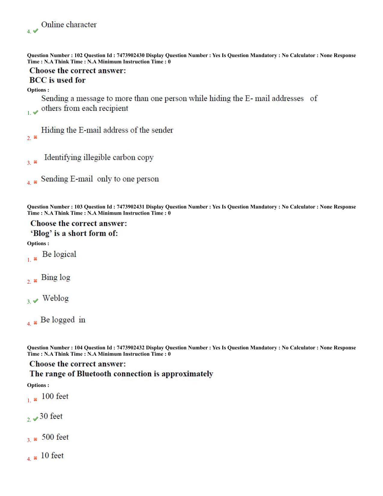 AP ICET 2023 - Shift 2 Question Paper With Preliminary Keys - Page 52