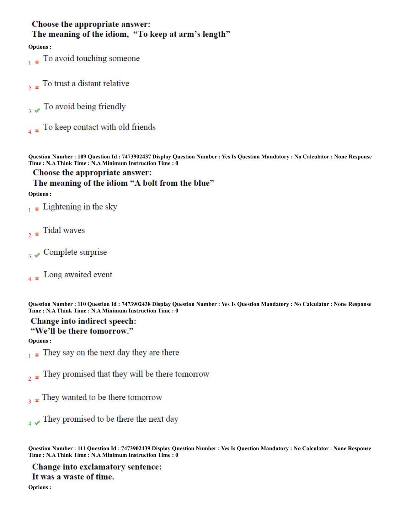 AP ICET 2023 - Shift 2 Question Paper With Preliminary Keys - Page 54