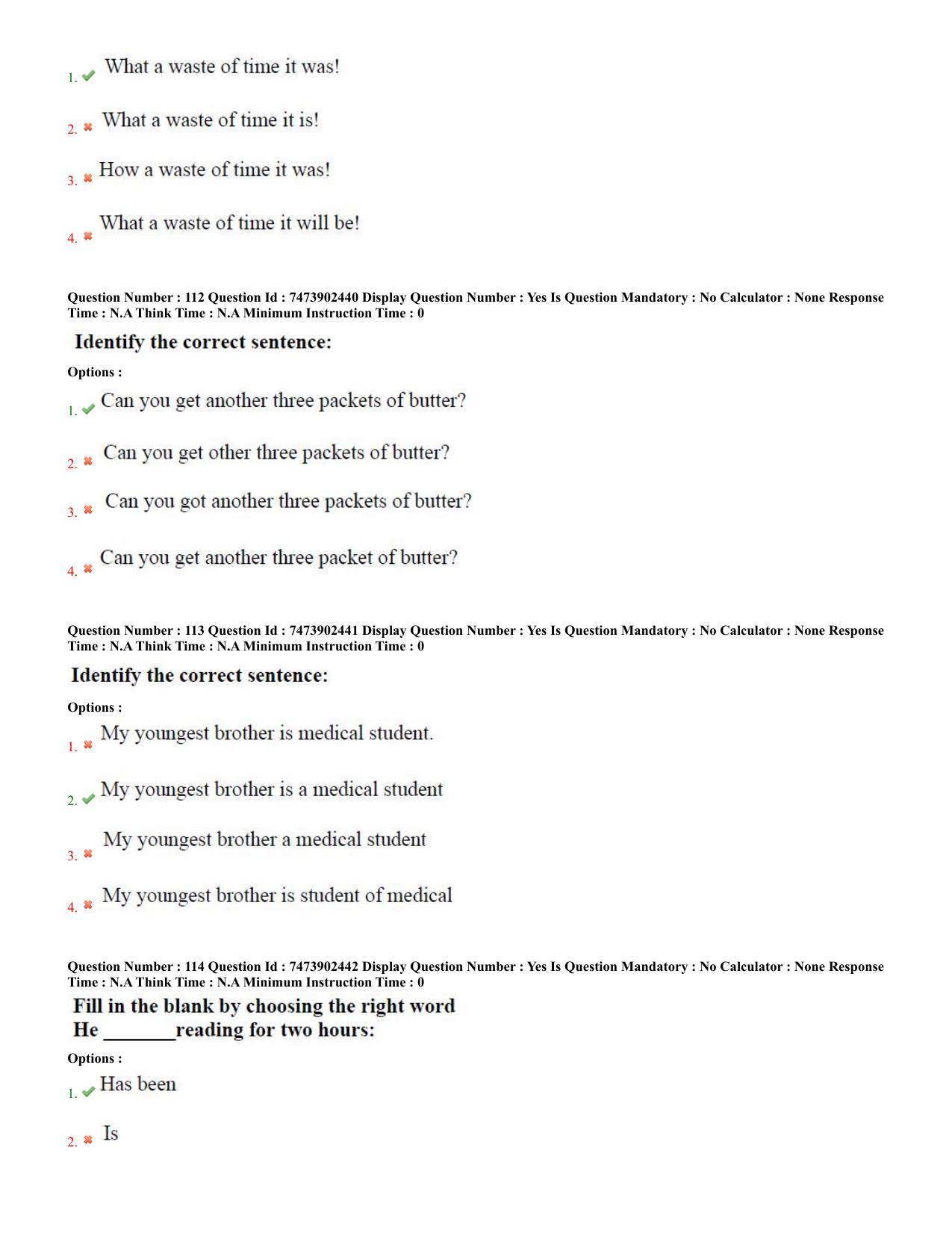 AP ICET 2023 - Shift 2 Question Paper With Preliminary Keys - Page 55