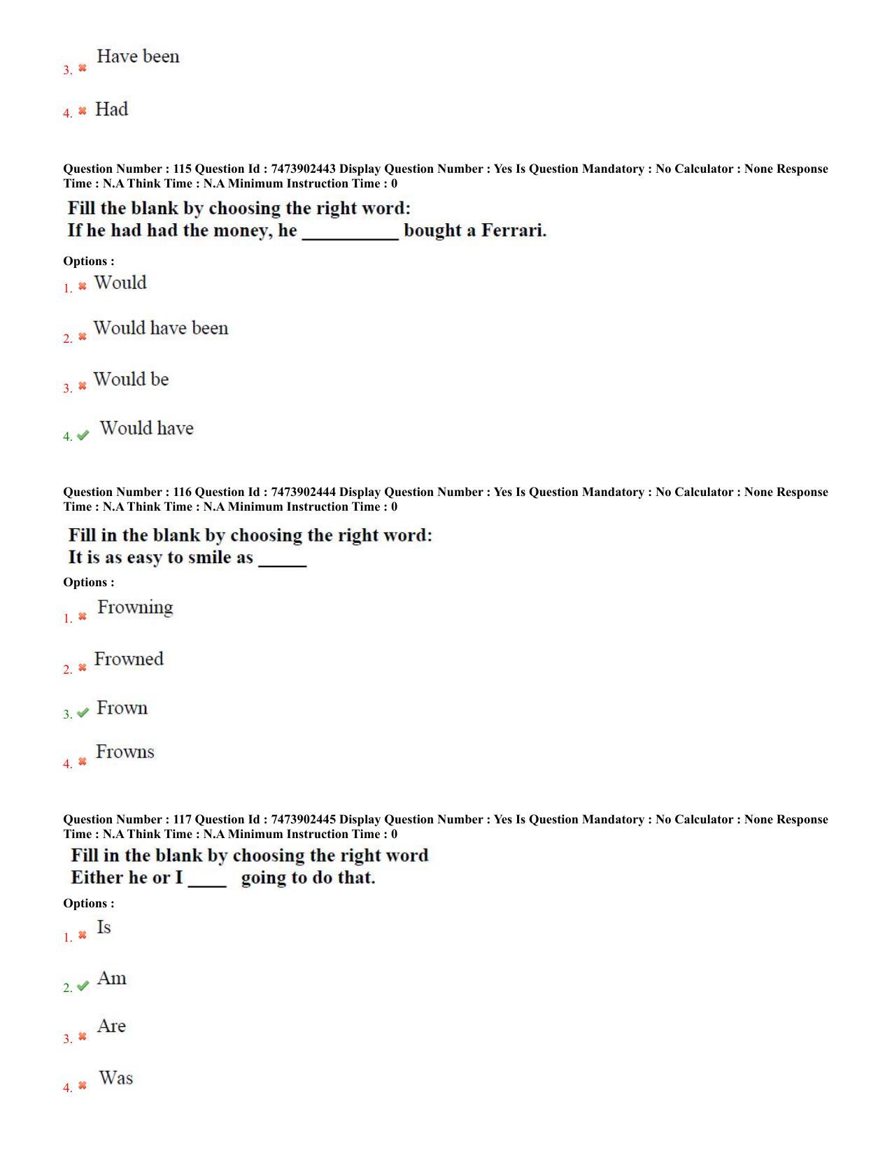 AP ICET 2023 - Shift 2 Question Paper With Preliminary Keys - Page 56