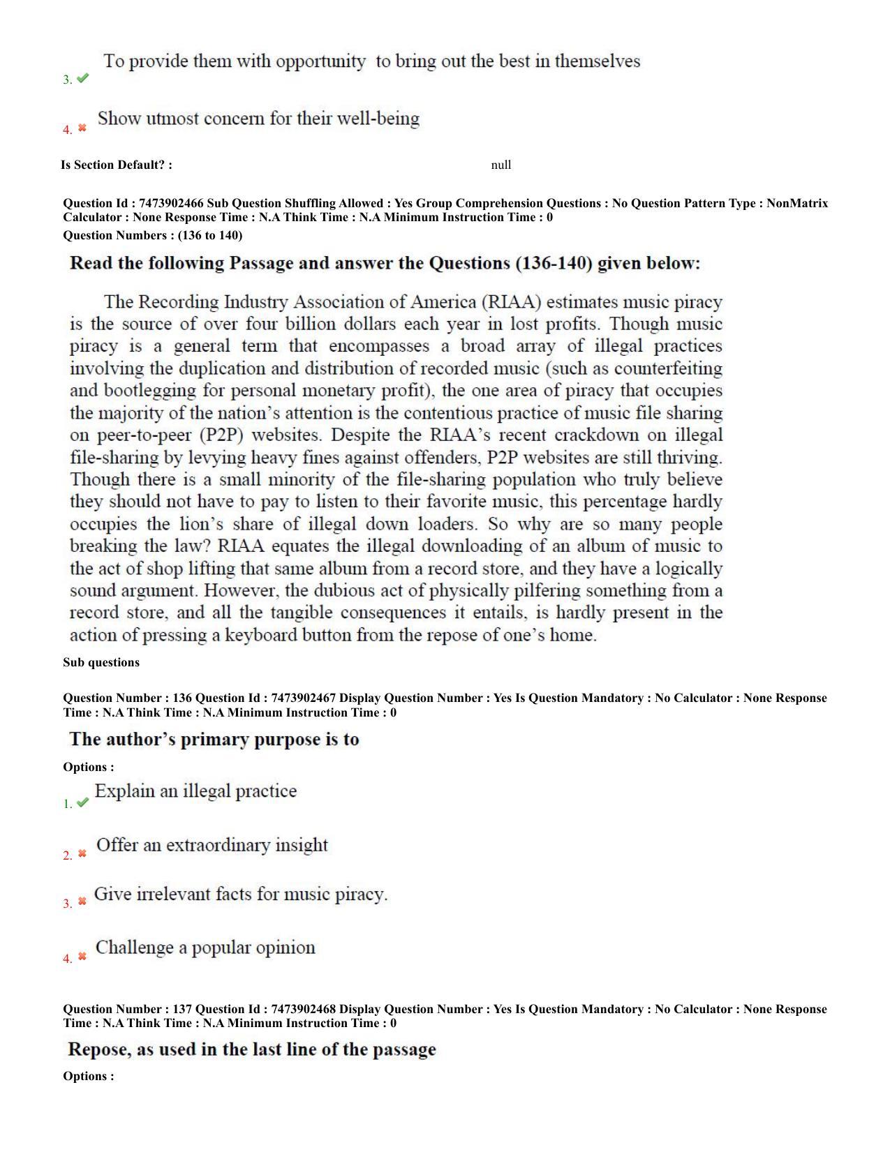 AP ICET 2023 - Shift 2 Question Paper With Preliminary Keys - Page 64