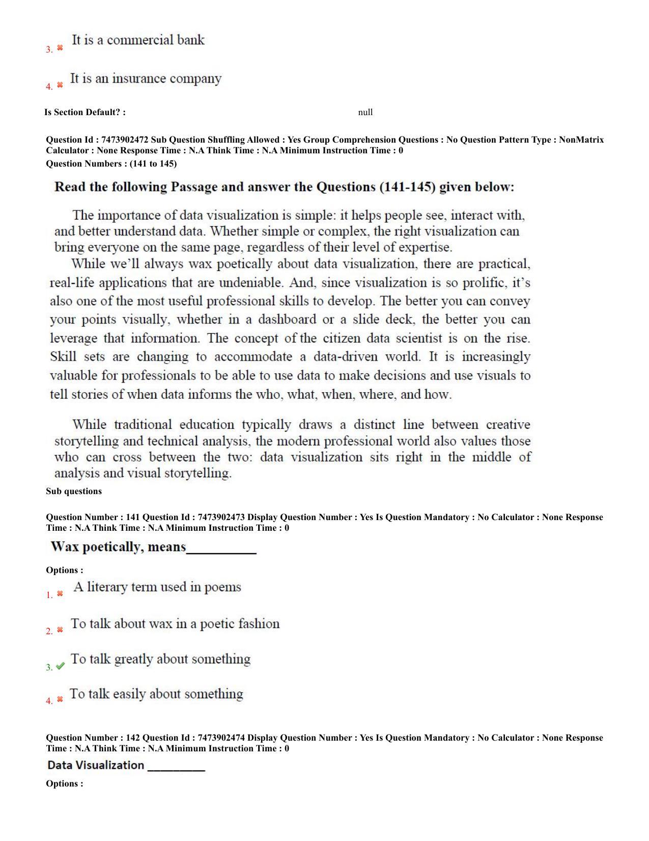 AP ICET 2023 - Shift 2 Question Paper With Preliminary Keys - Page 66