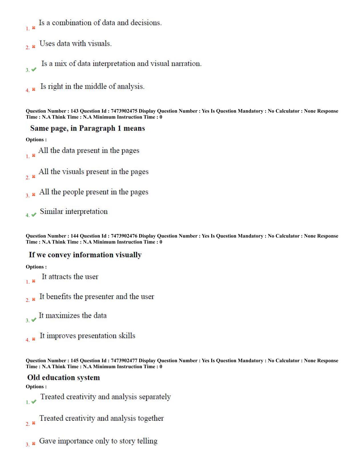 AP ICET 2023 - Shift 2 Question Paper With Preliminary Keys - Page 67