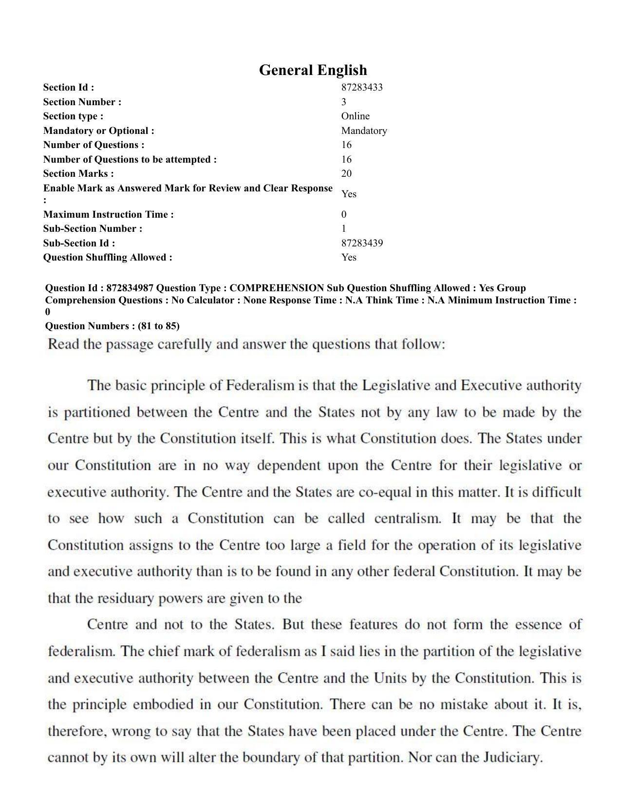 TS EDCET: 26th July 2022 Shift 3 (URDU) Question Paper and Answer Key - Page 41
