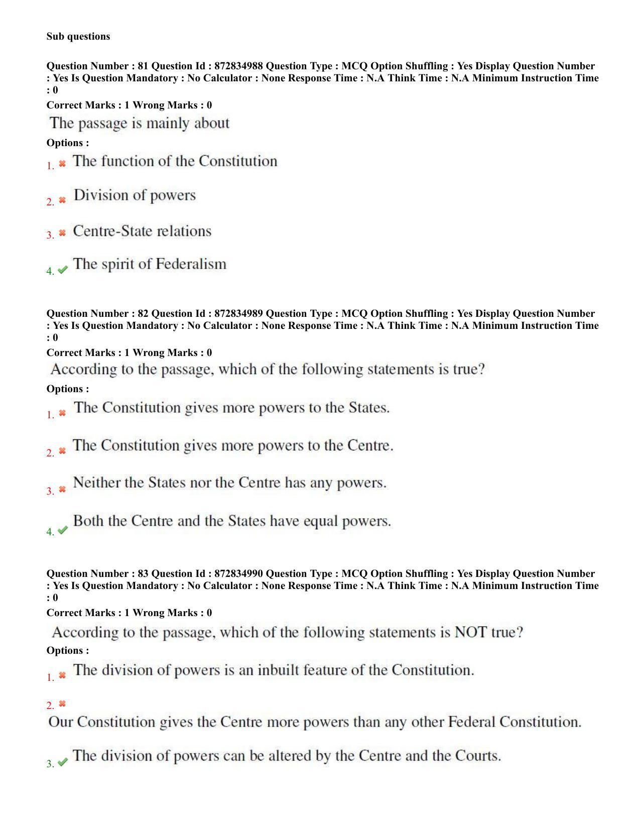 TS EDCET: 26th July 2022 Shift 3 (URDU) Question Paper and Answer Key - Page 42