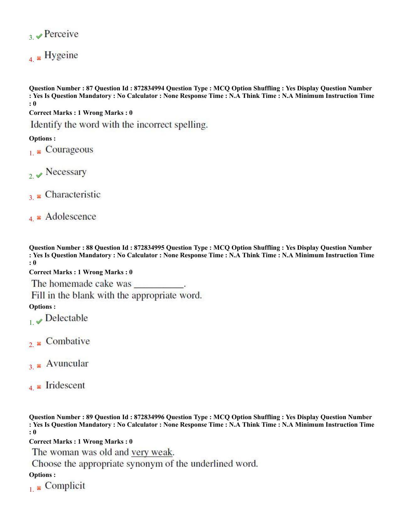 TS EDCET: 26th July 2022 Shift 3 (URDU) Question Paper and Answer Key - Page 44
