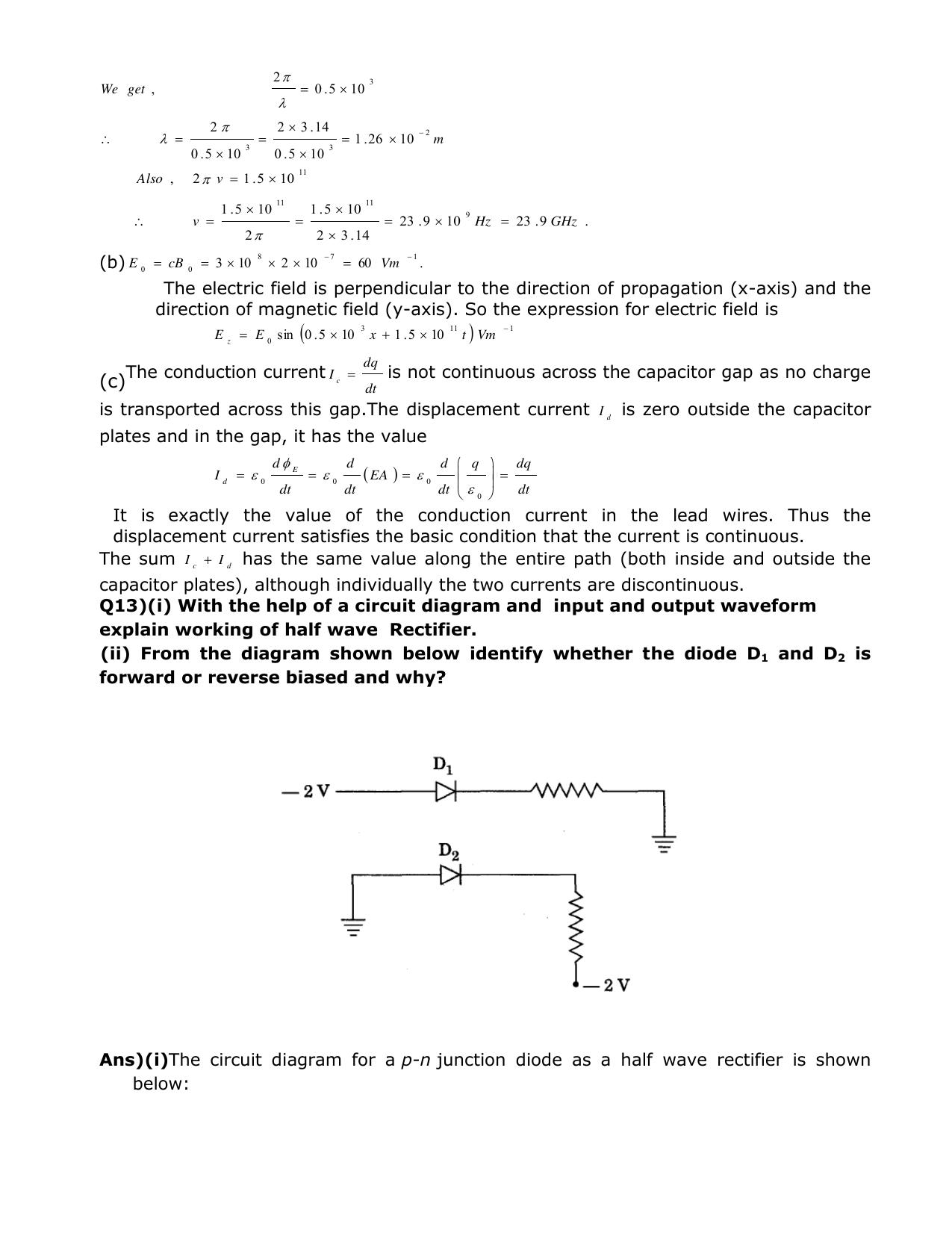 CBSE Class 12 Physics Long Answer Question Bank 1 – Download Important Long Answer Questions - Page 11