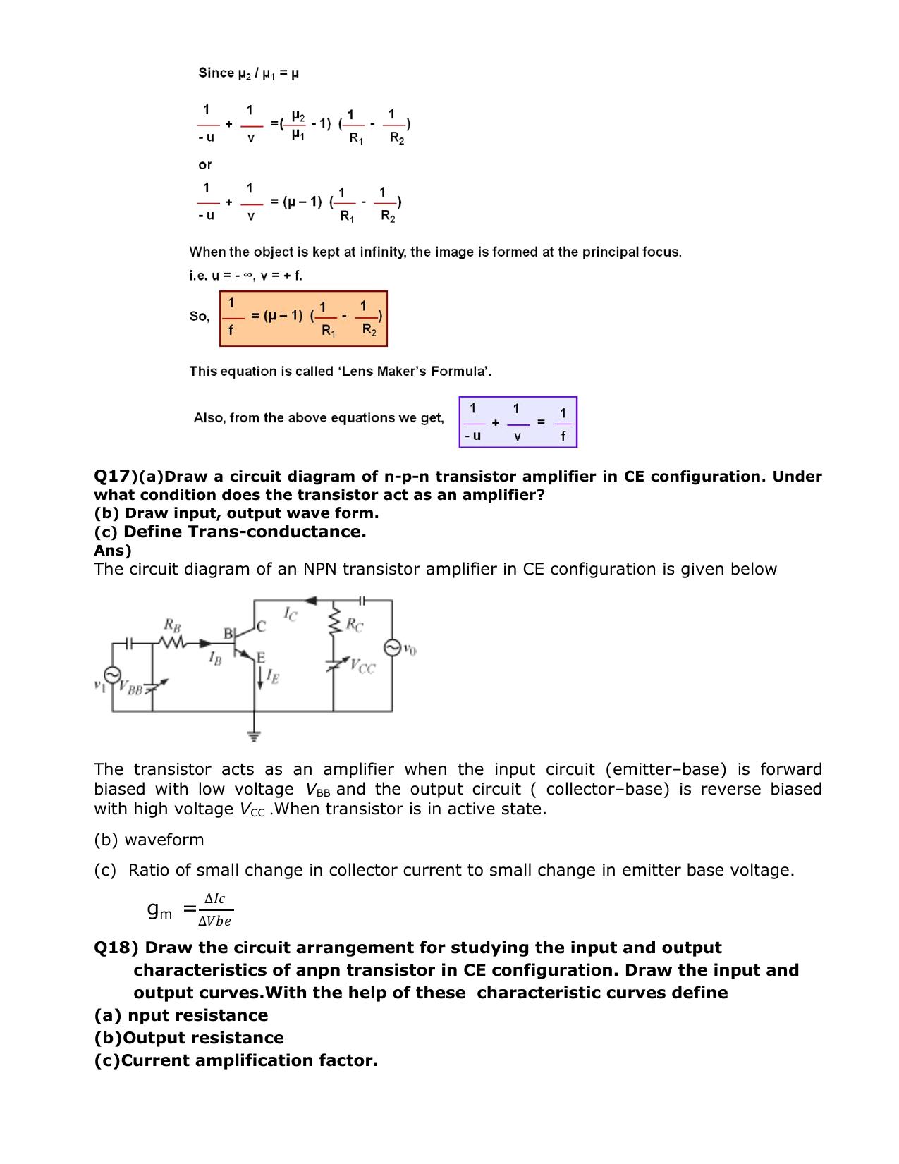 CBSE Class 12 Physics Long Answer Question Bank 1 – Download Important Long Answer Questions - Page 16