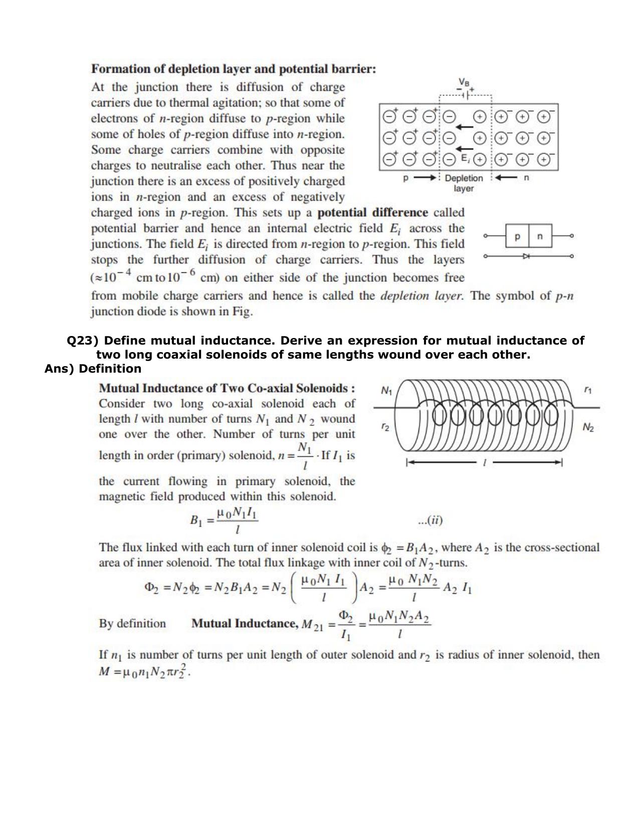 CBSE Class 12 Physics Long Answer Question Bank 1 – Download Important Long Answer Questions - Page 21