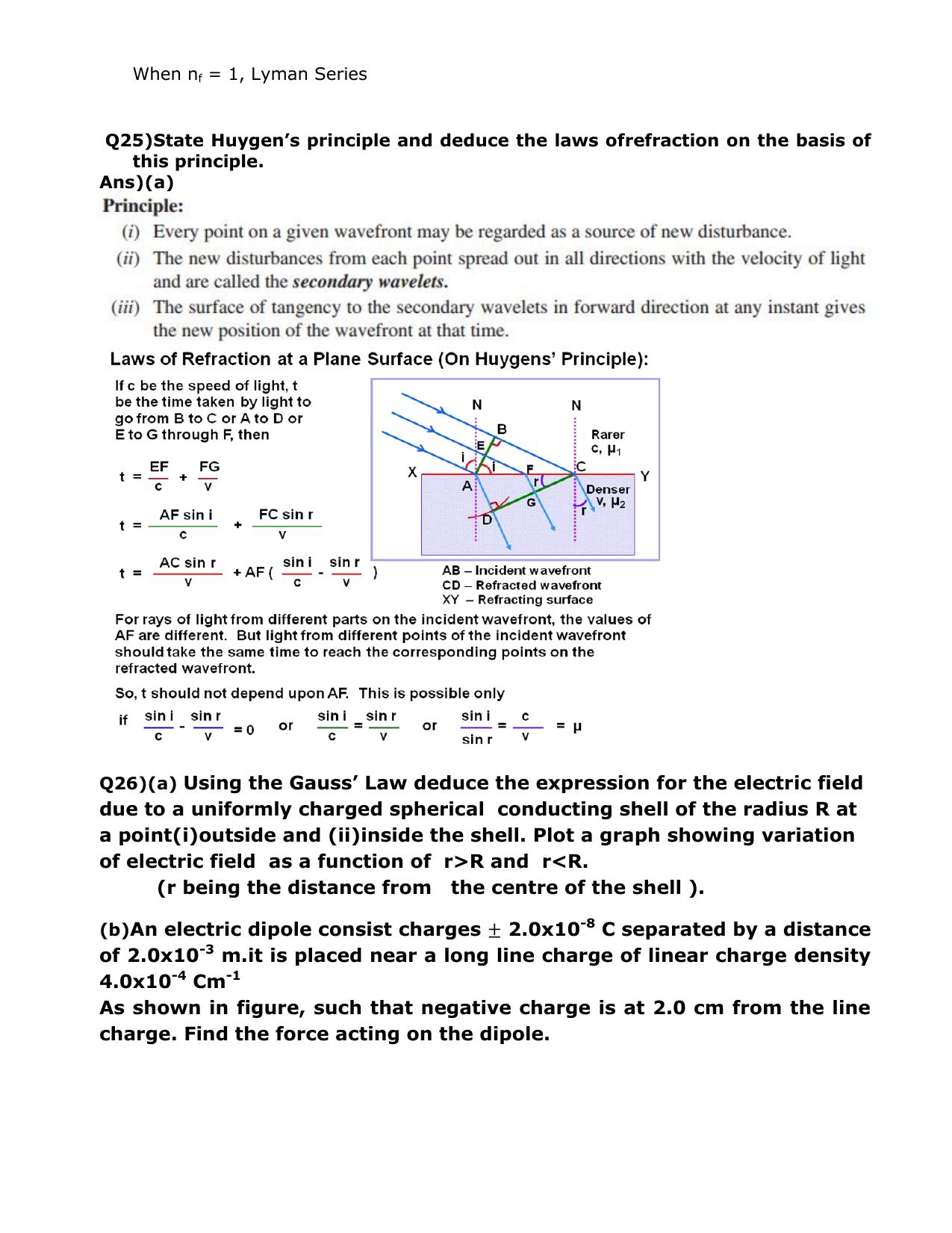 CBSE Class 12 Physics Long Answer Question Bank 1 – Download Important Long Answer Questions - Page 23