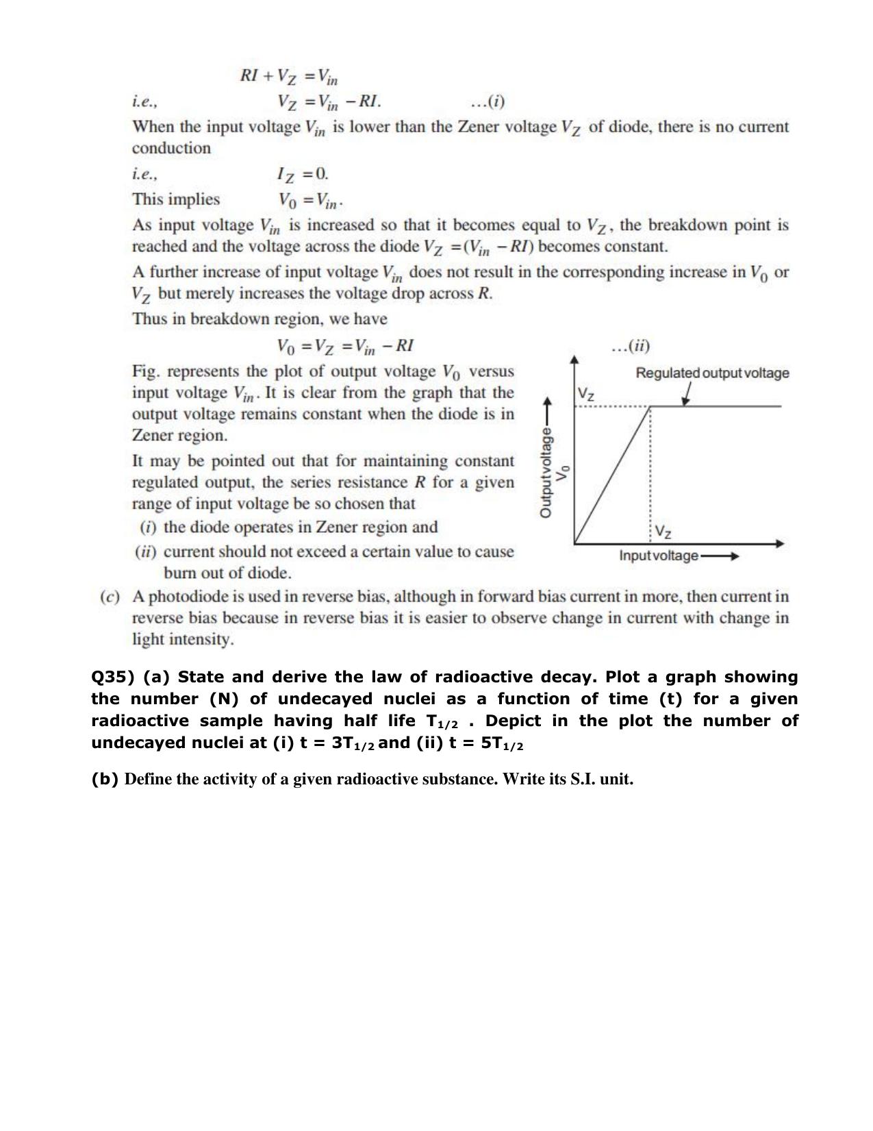 CBSE Class 12 Physics Long Answer Question Bank 1 – Download Important Long Answer Questions - Page 36