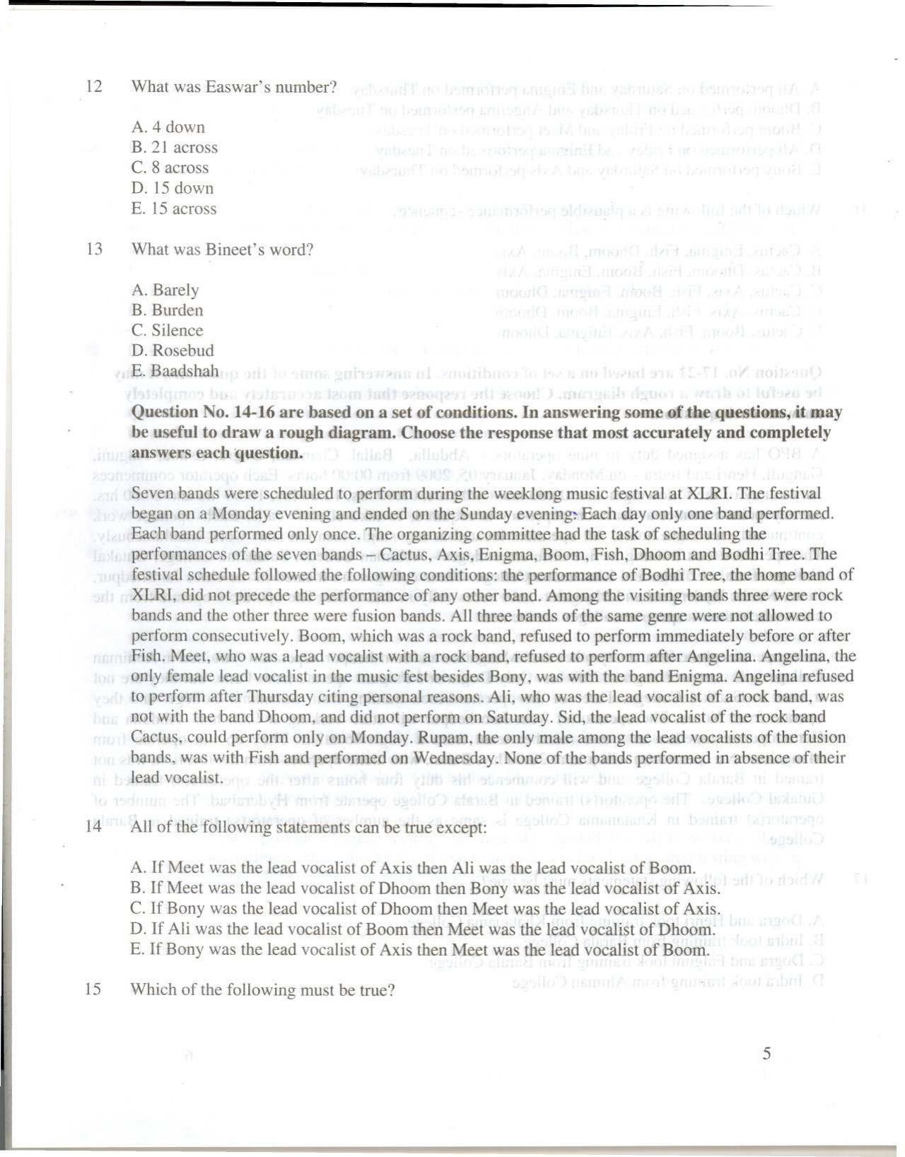 XAT 2010 Question Papers - Page 6