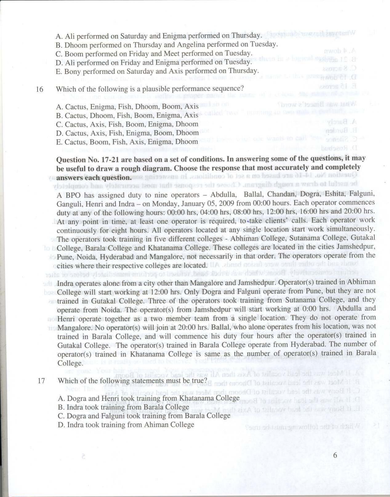 XAT 2010 Question Papers - Page 7