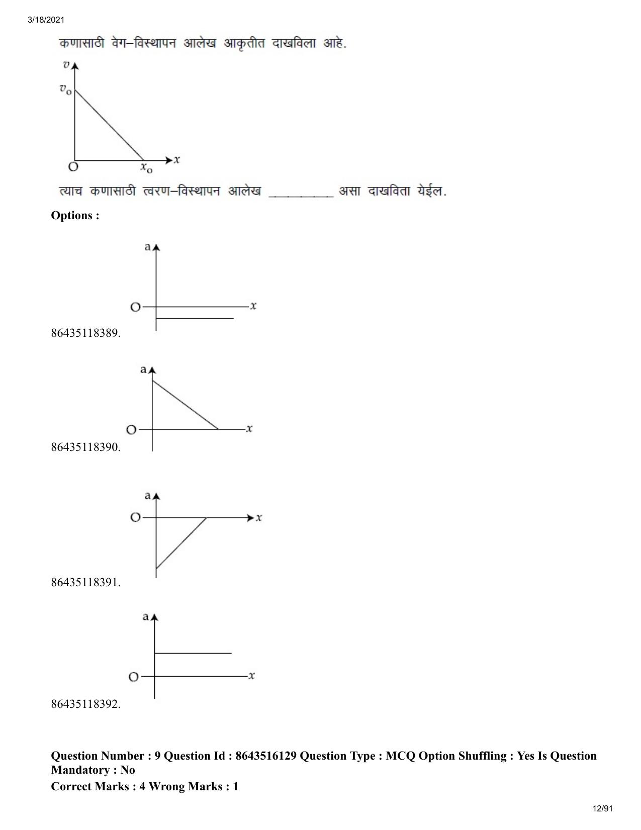 JEE Mains 2021: BTech EM (Shift 2) 18-03-2021 Question Paper - Page 12