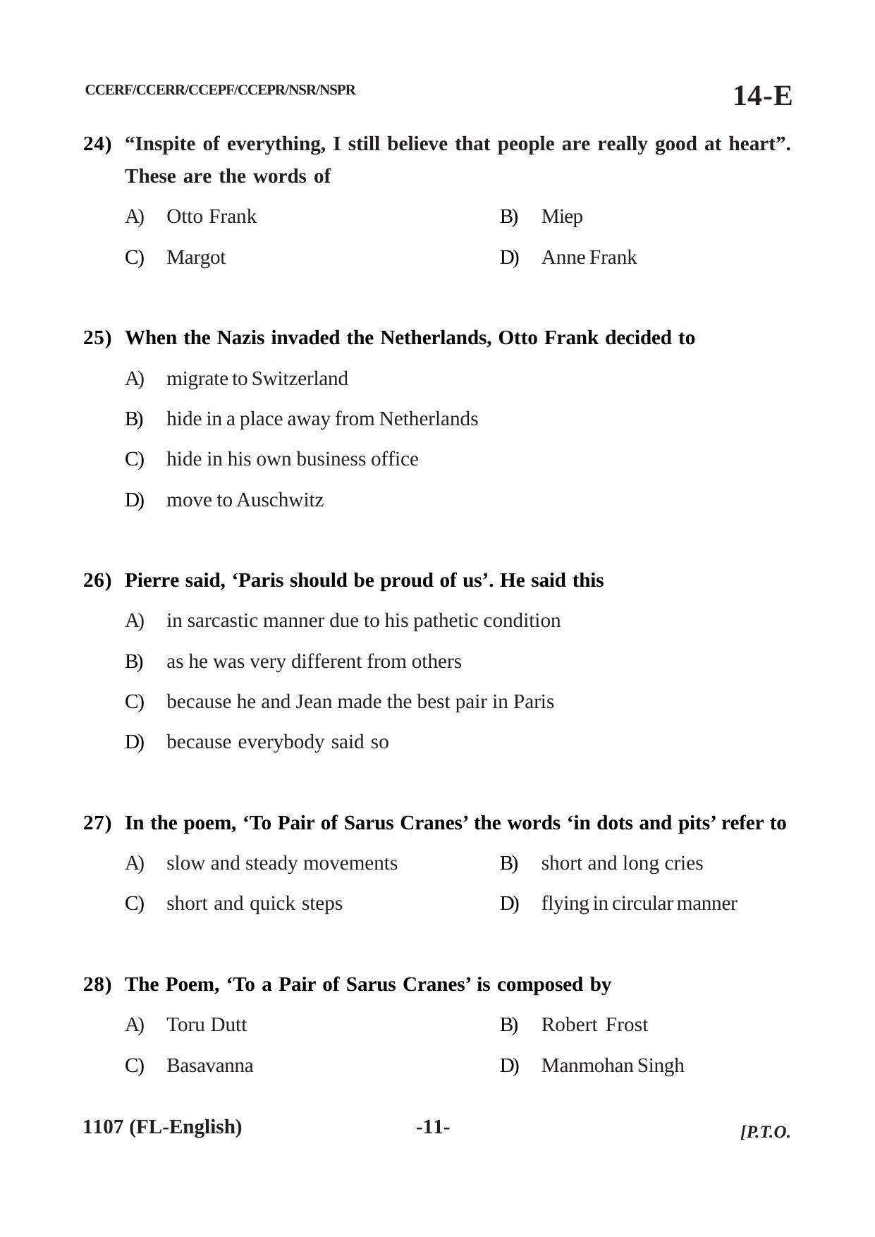 Karnataka SSLC First Language English Question Paper 2021 - Page 11