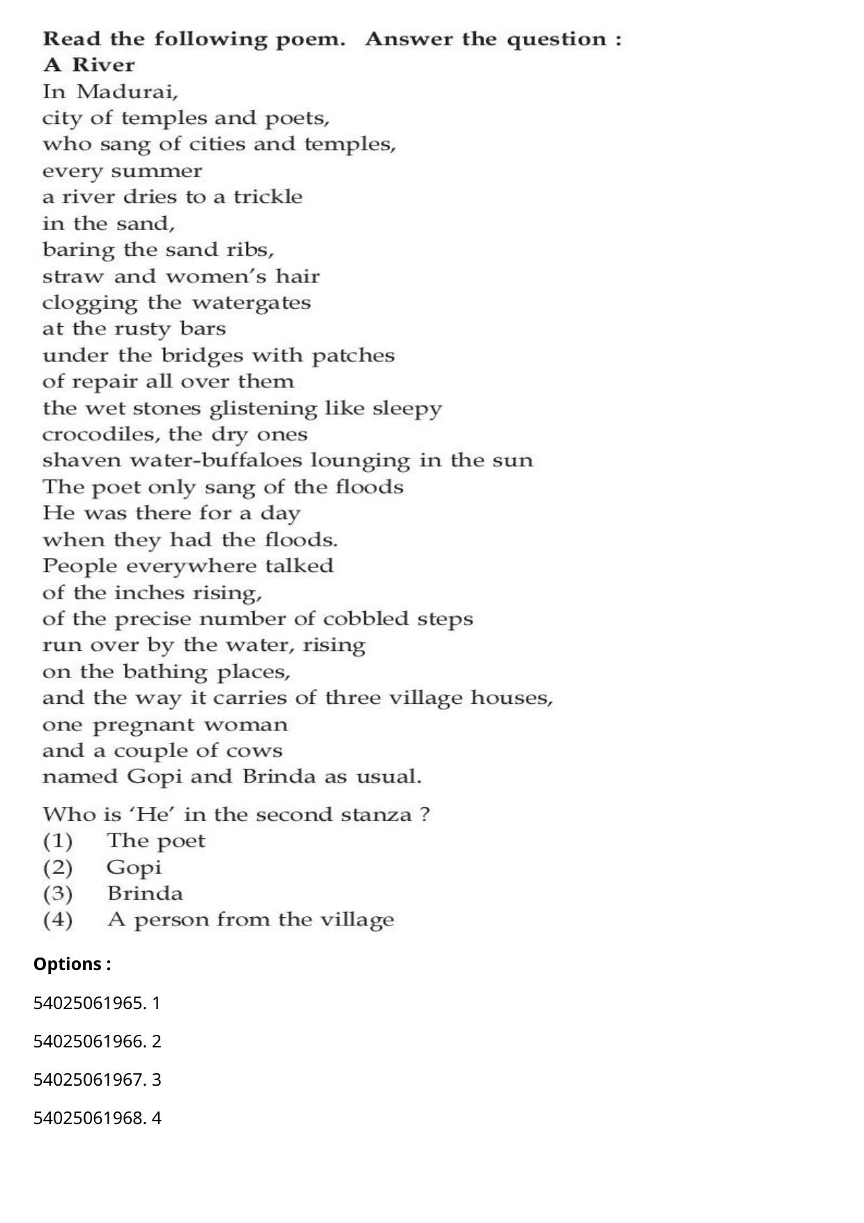CUET 2023 English-Sanskrit Shift 2 Question Papers - Page 5
