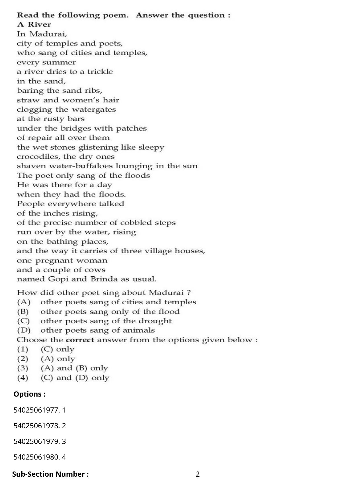 CUET 2023 English-Sanskrit Shift 2 Question Papers - Page 11