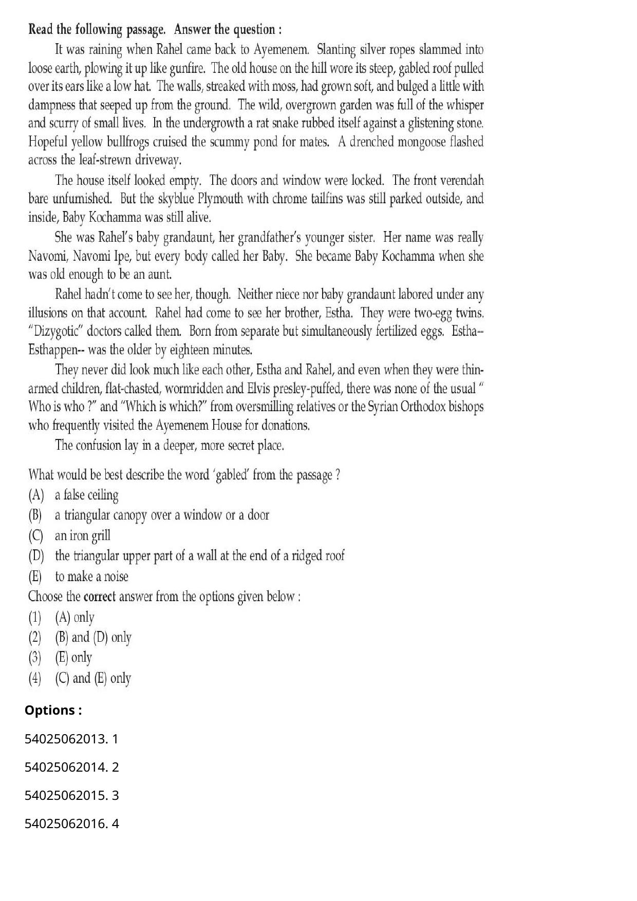 CUET 2023 English-Sanskrit Shift 2 Question Papers - Page 28
