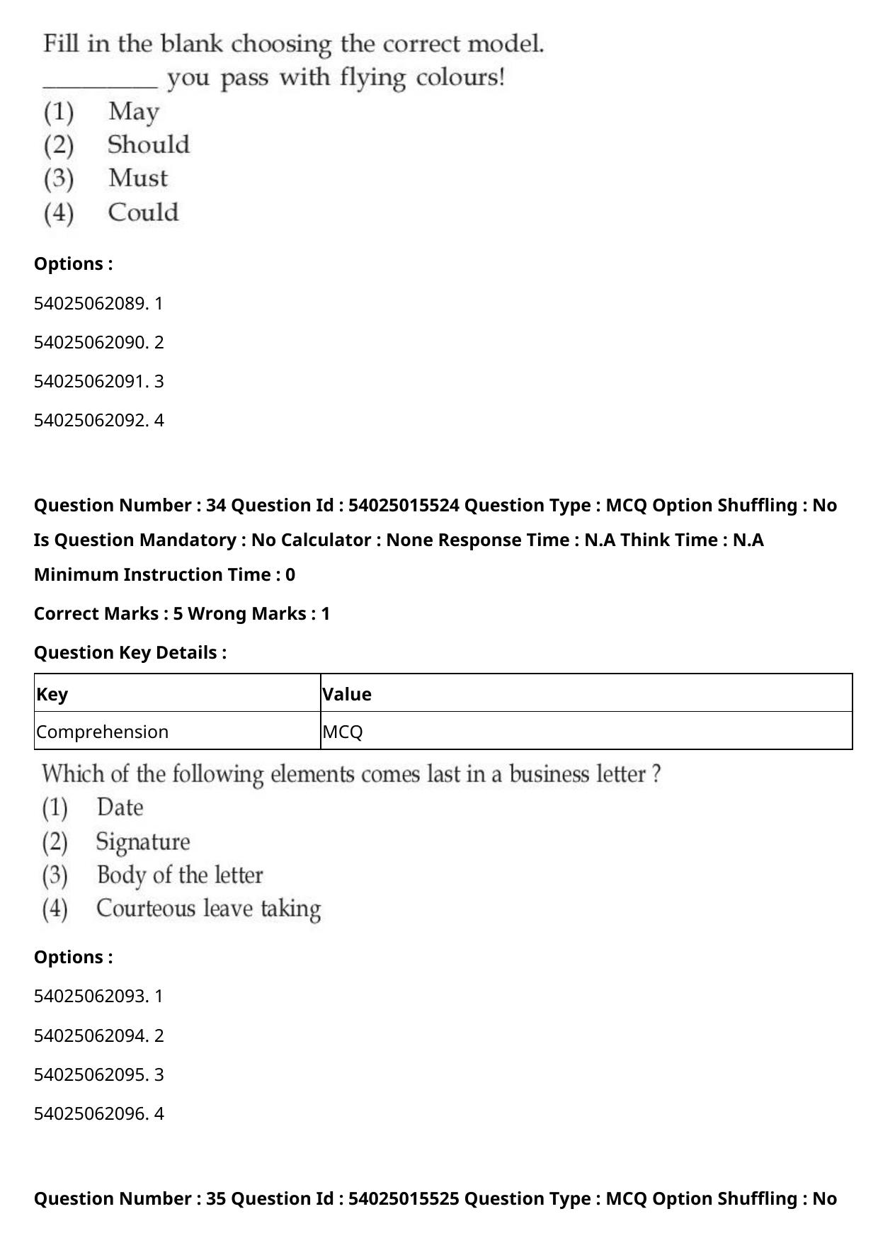 CUET 2023 English-Sanskrit Shift 2 Question Papers - Page 42