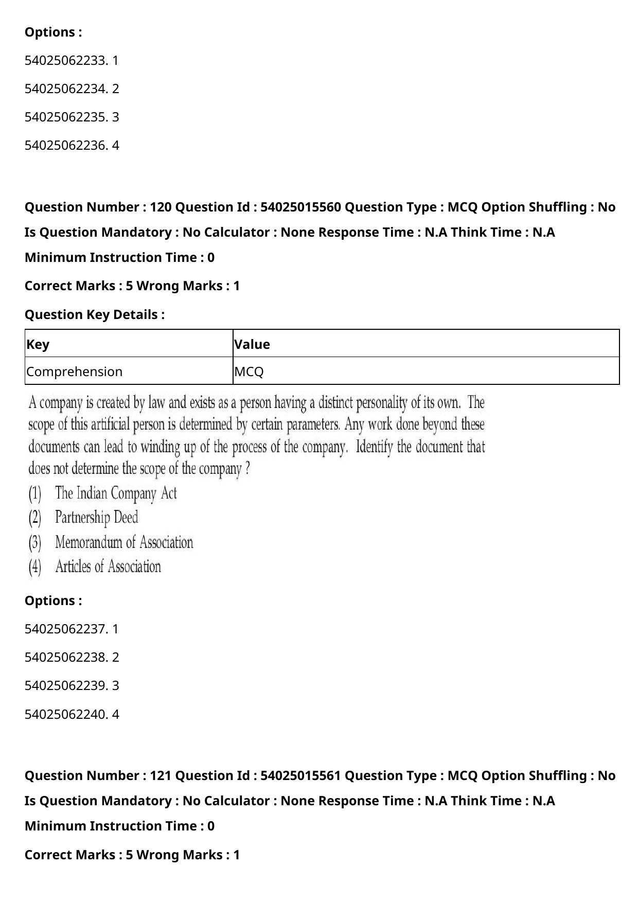 CUET 2023 English-Sanskrit Shift 2 Question Papers - Page 124
