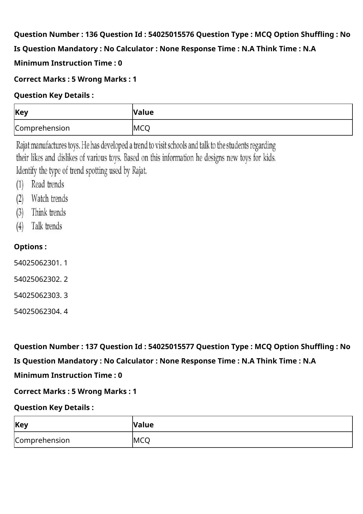 CUET 2023 English-Sanskrit Shift 2 Question Papers - Page 135