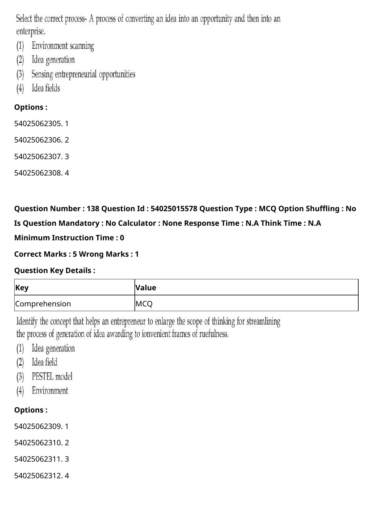 CUET 2023 English-Sanskrit Shift 2 Question Papers - Page 136