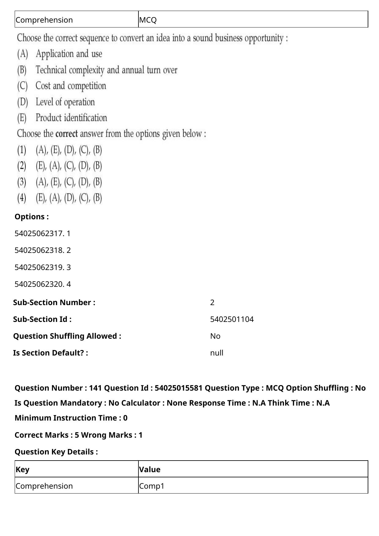 CUET 2023 English-Sanskrit Shift 2 Question Papers - Page 138
