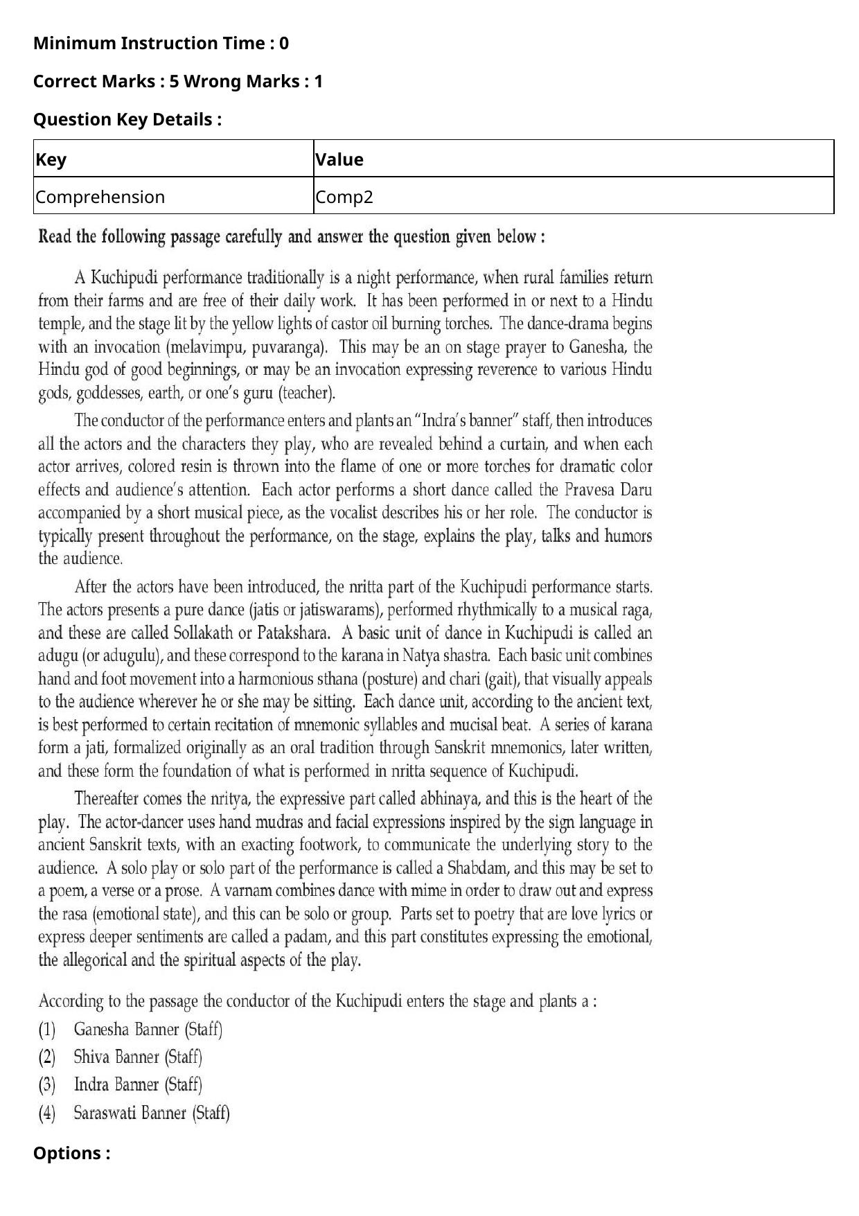 CUET 2023 English-Sanskrit Shift 2 Question Papers - Page 155