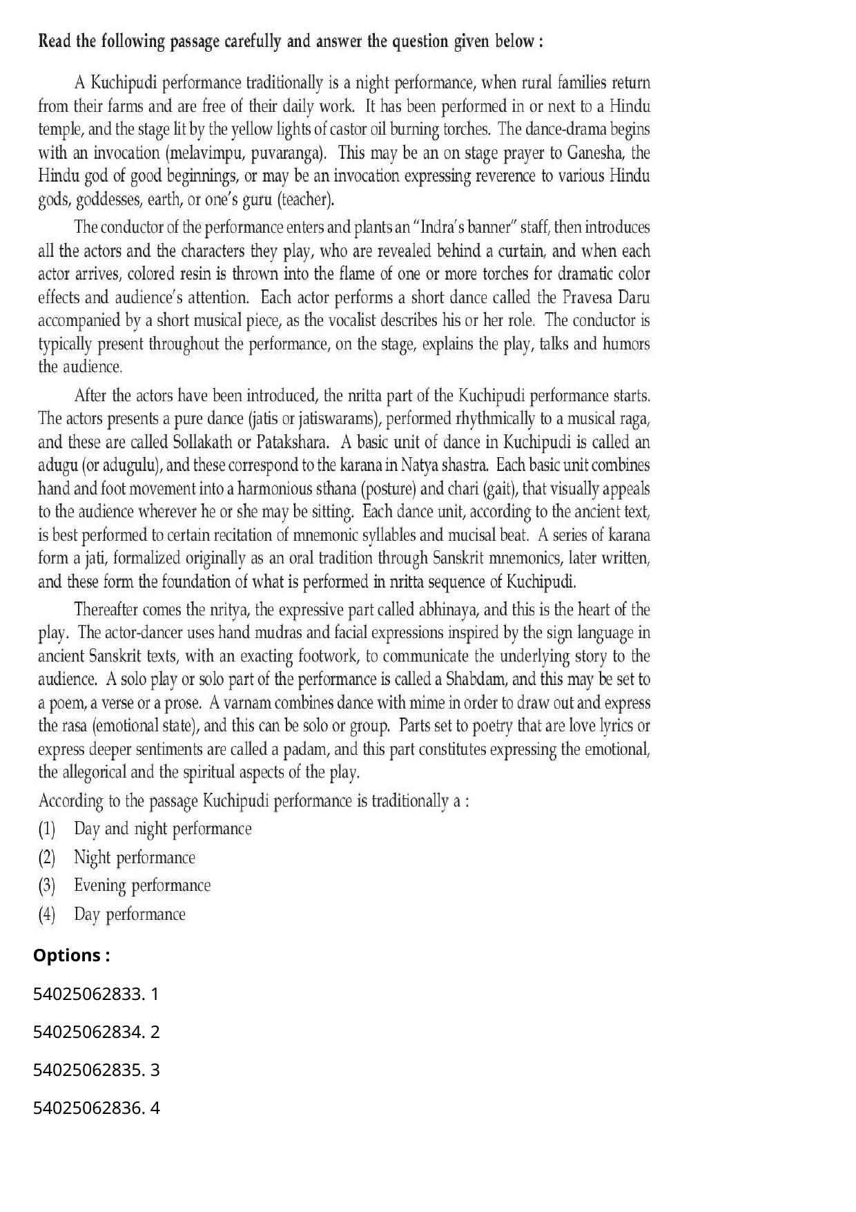 CUET 2023 English-Sanskrit Shift 2 Question Papers - Page 161
