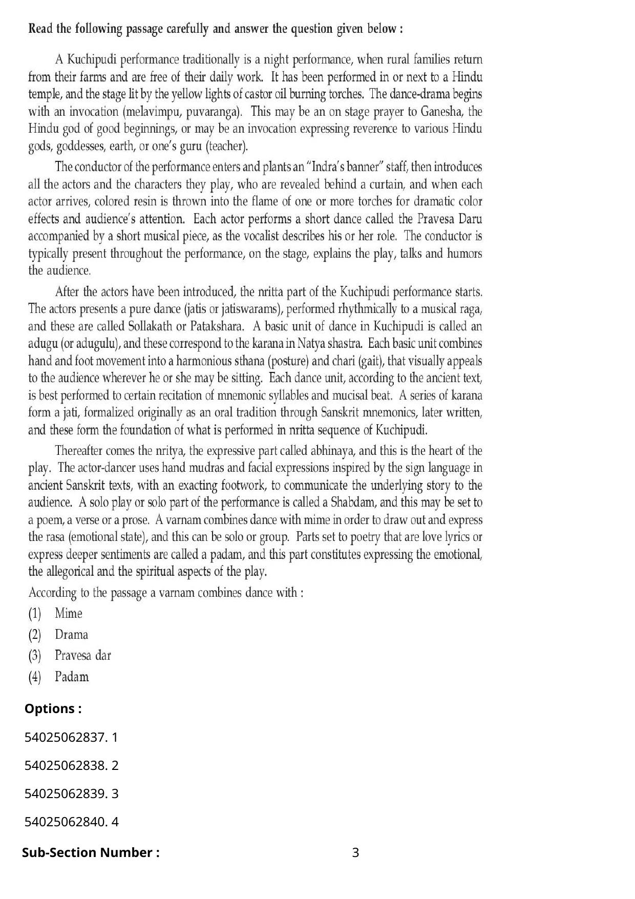 CUET 2023 English-Sanskrit Shift 2 Question Papers - Page 163