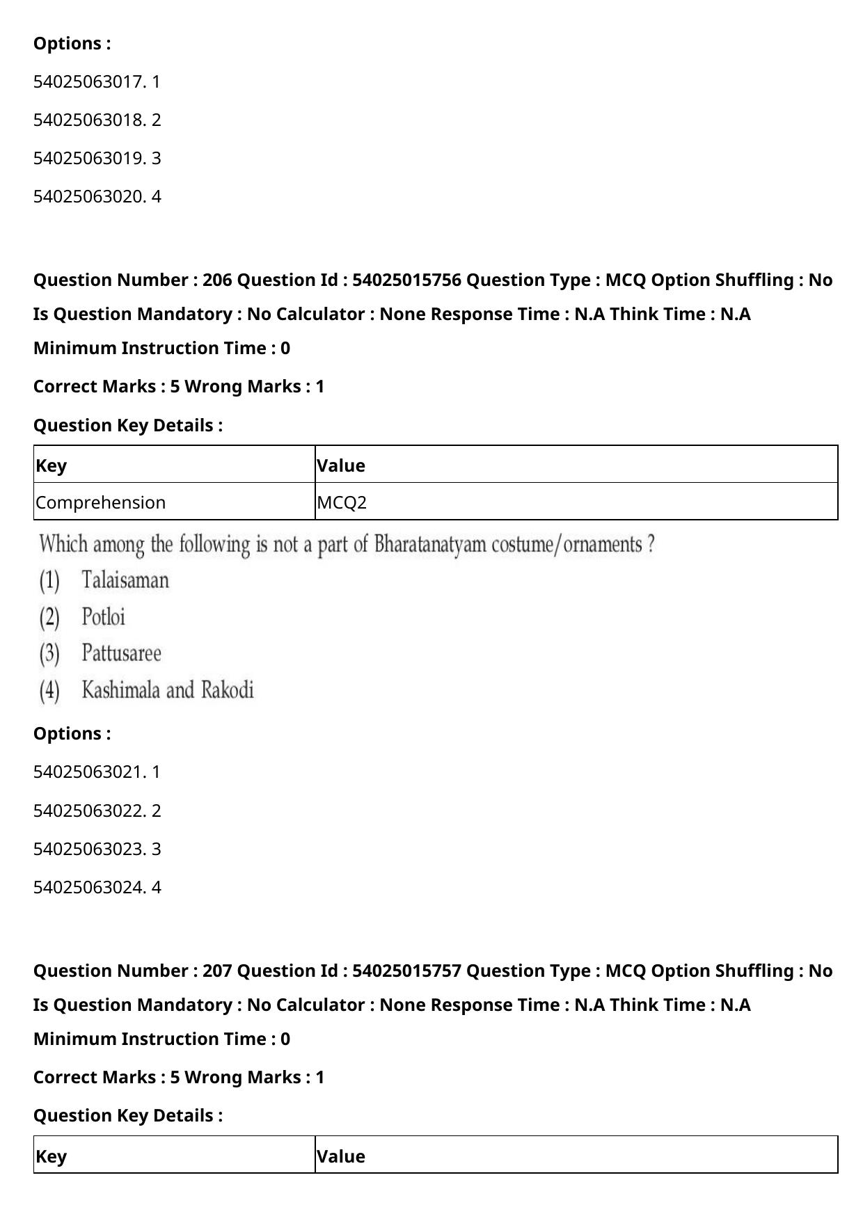CUET 2023 English-Sanskrit Shift 2 Question Papers - Page 198