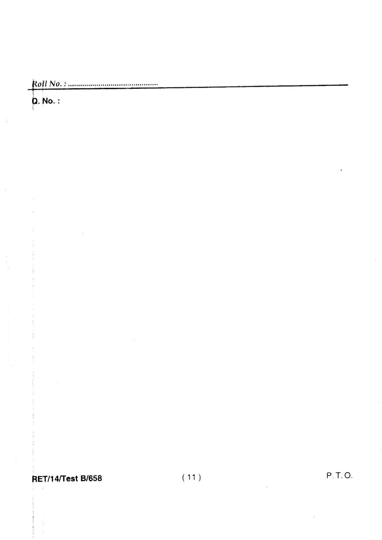 BHU RET Community Medicine 2014 Question Paper - Page 13