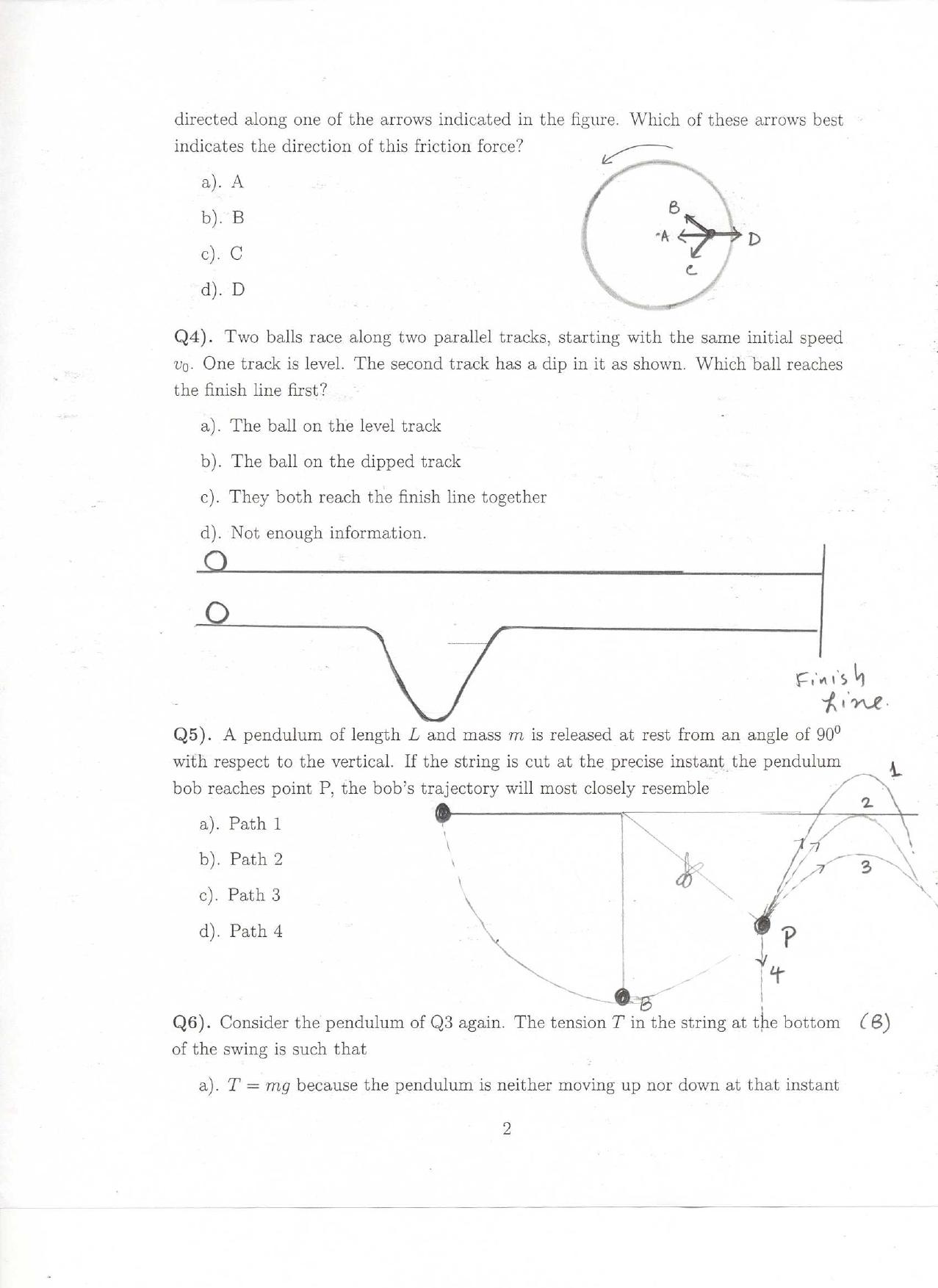HPU B.Sc Nursing Physics Sample MCQs - Page 2