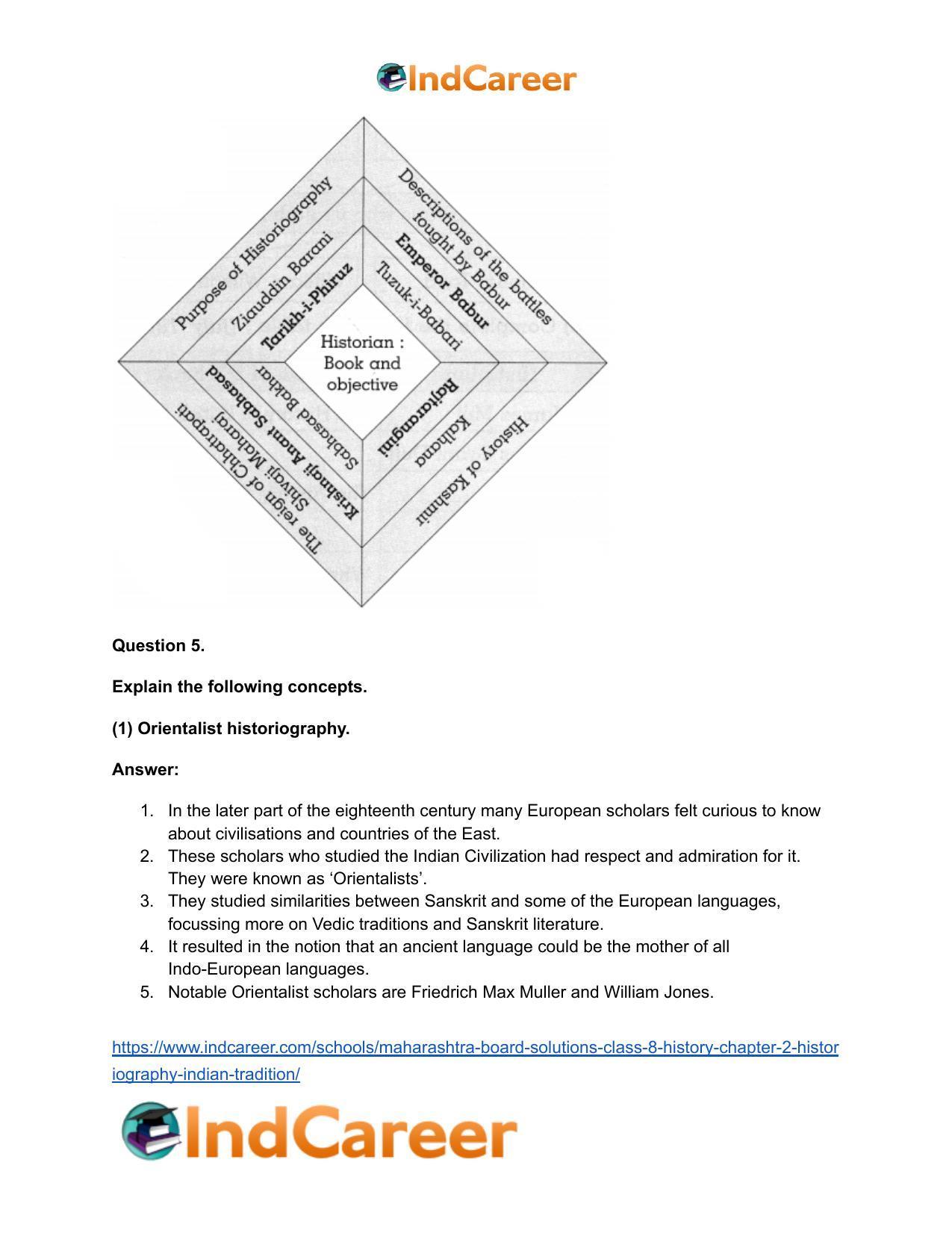 Maharashtra Board Solutions Class 8-History: Chapter 2- Historiography Indian Tradition - Page 7
