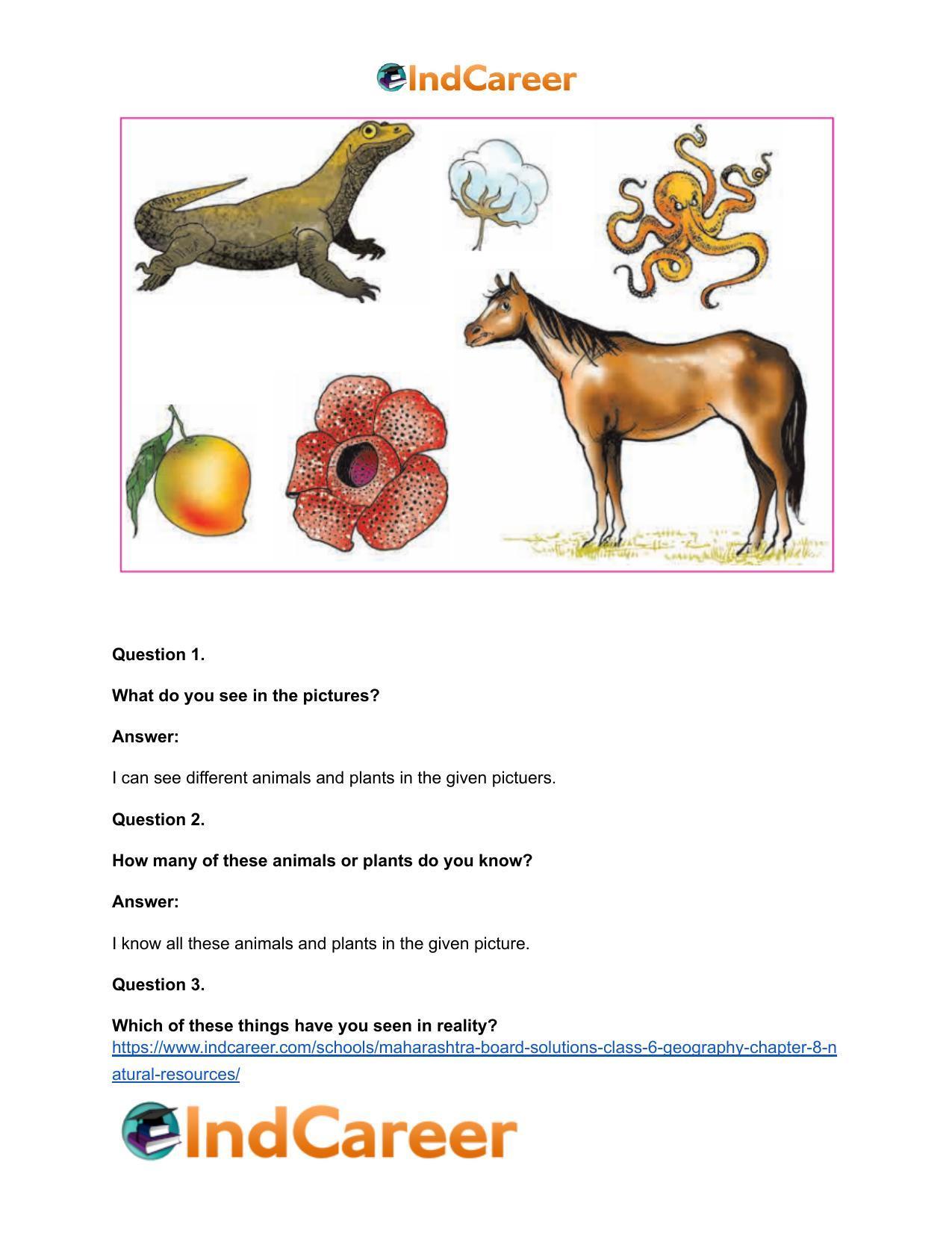 Maharashtra Board Solutions Class 6-Geography: Chapter 8- Natural Resources - Page 6