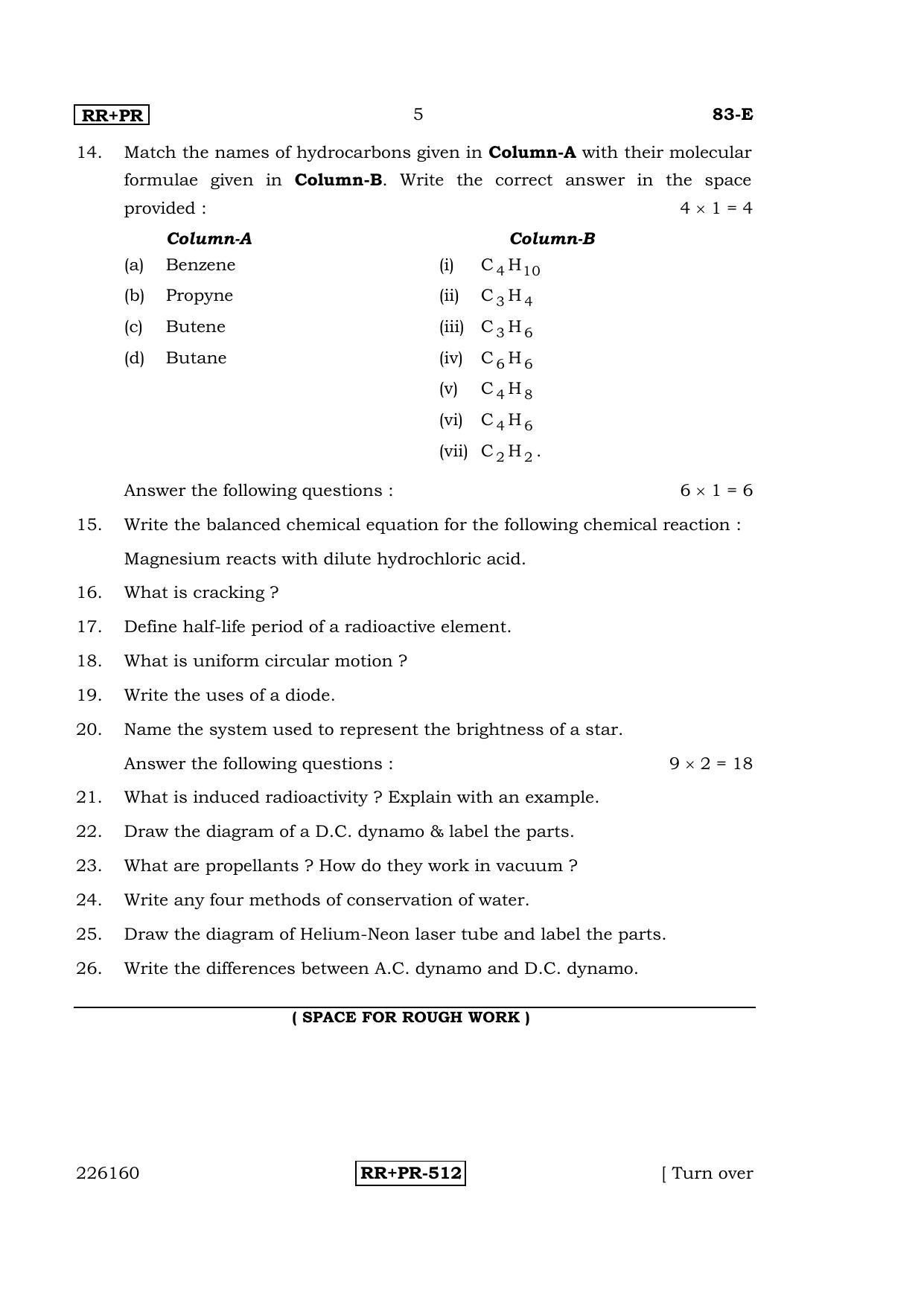 Karnataka SSLC Science (ENGLISH Medium) - 83-E-(RRPR)_s1 April 2015 Question Paper - Page 4