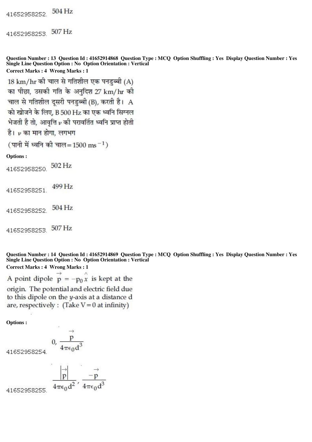 JEE Main 2019 Paper I Question Paper (12th April 2019 Shift 1) - Page 15