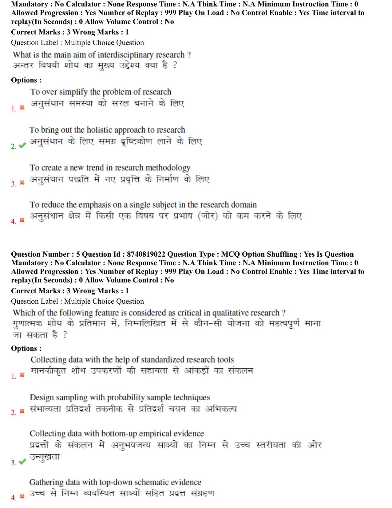 BHU RET Panchakarma 2021 Question Paper - Page 4