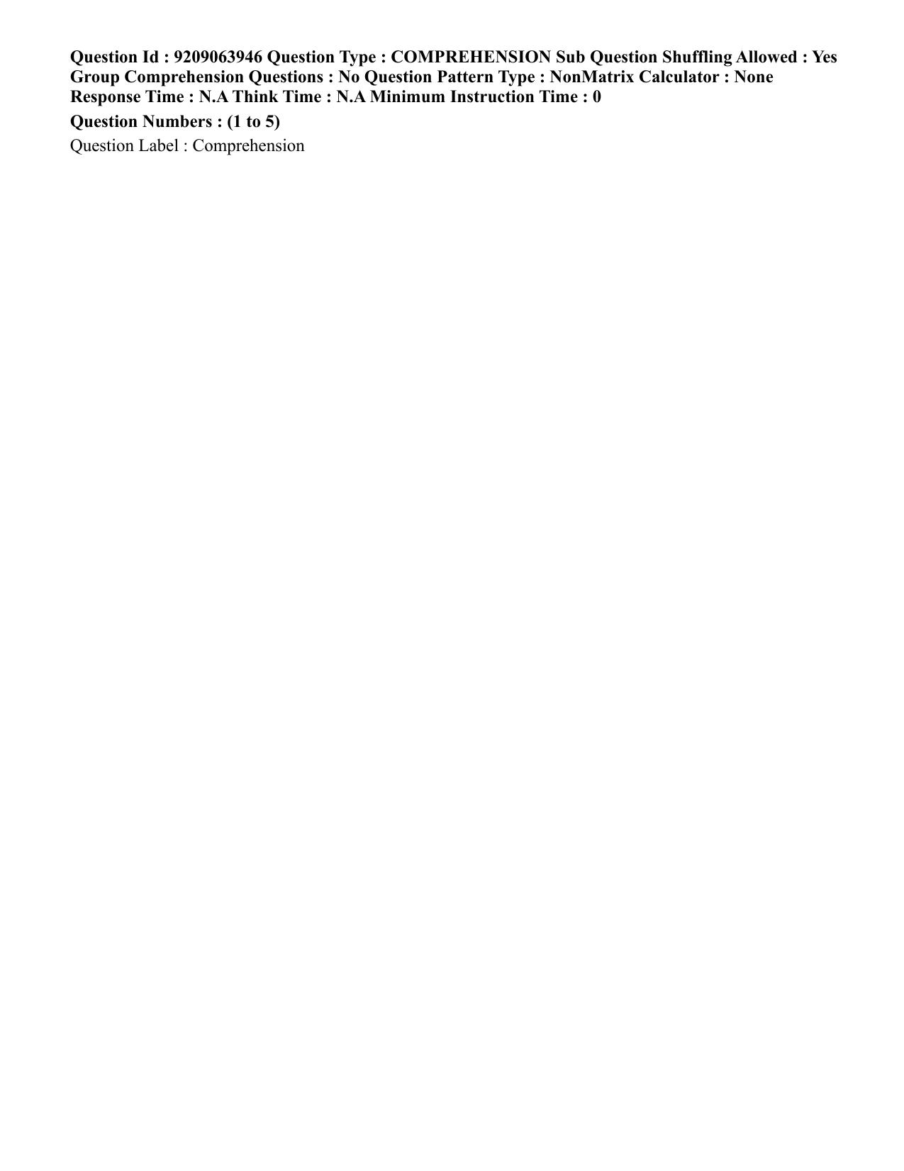 CUET PG 2023: LAQP15 – Japanese (Eng.)-Shift 3 (06-06-2023) Question Paper - Page 2
