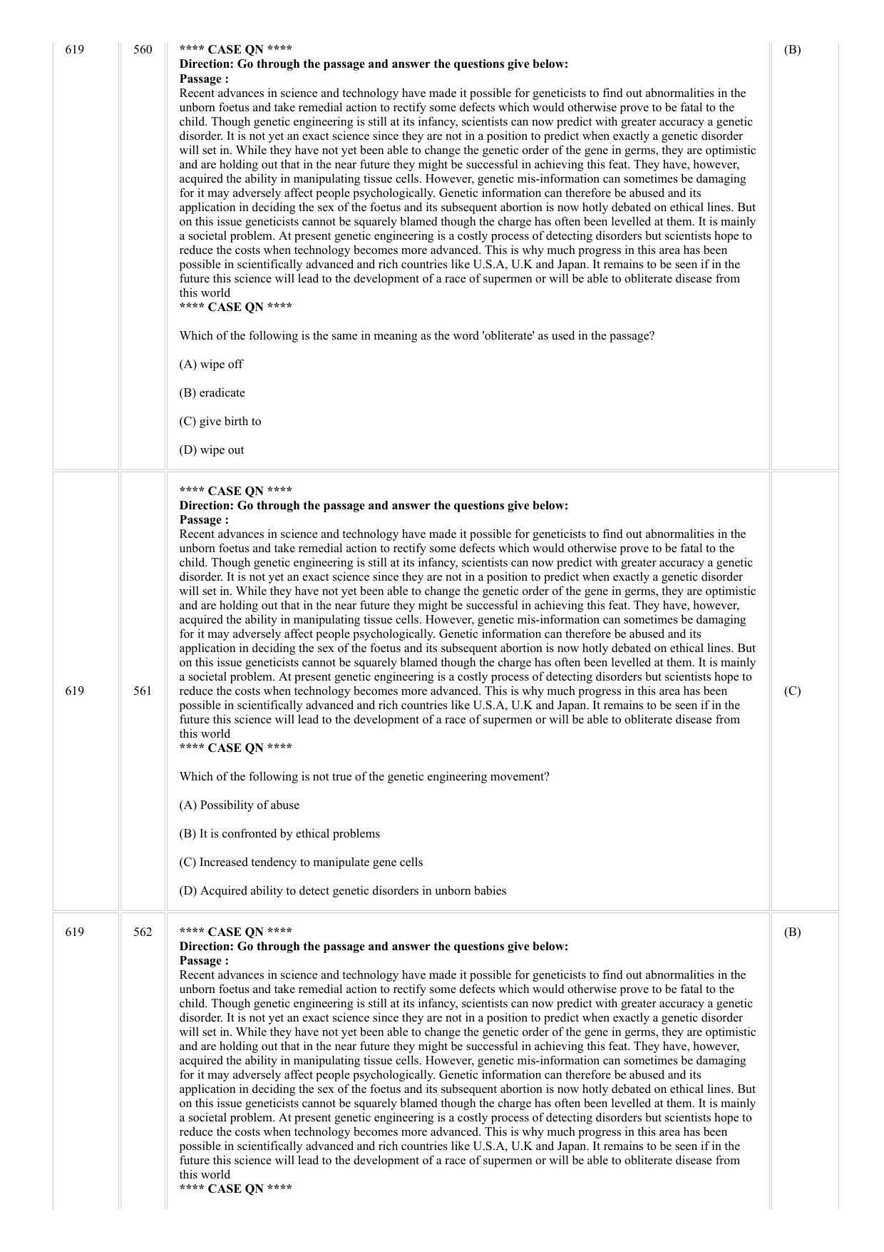 CUSAT CAT 2018 3yr LLB Final Question Paper - Page 20