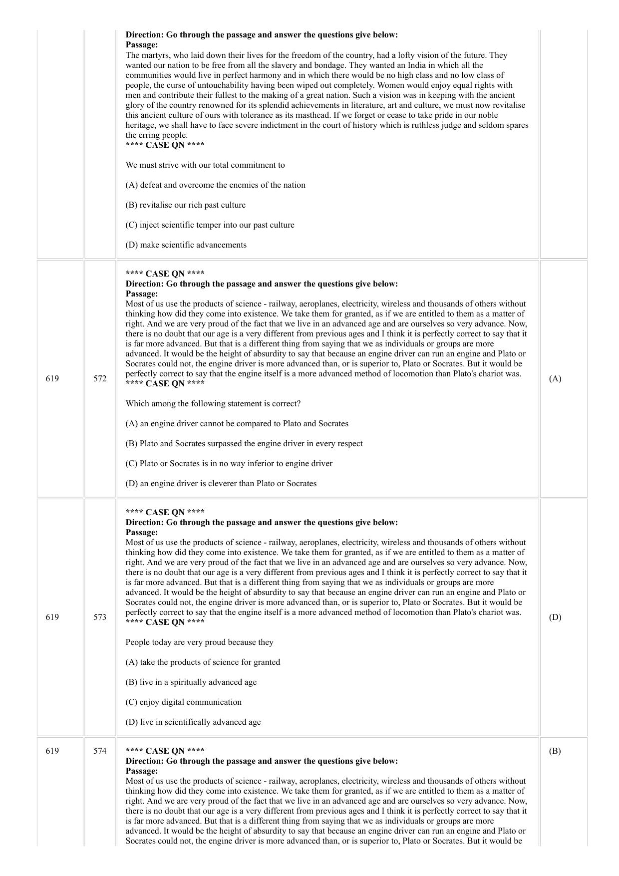 CUSAT CAT 2018 3yr LLB Final Question Paper - Page 24